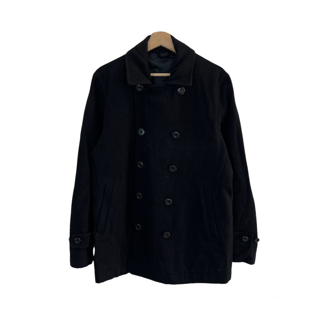 Japanese Brand × SHIPS ULTIMATE BLACK VINTAGE SHIPS DUFFLE JACKET Size US L / EU 52-54 / 3 - 1 Thumbnail