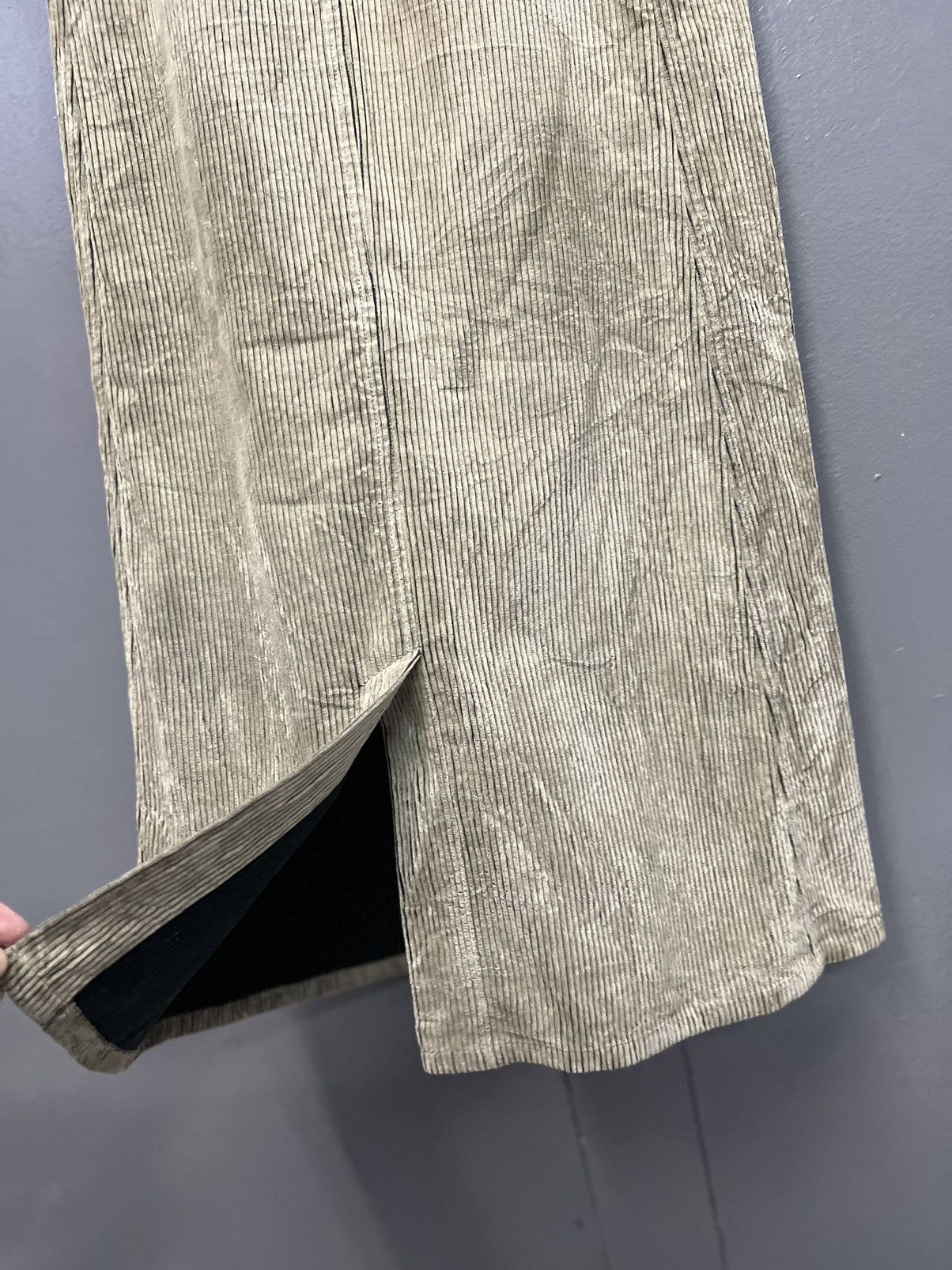 Yohji Yamamoto YOHJI YAMAMOTO CORDUROY MAXI DRESS Size 4XL / US 24-26 - 6 Thumbnail