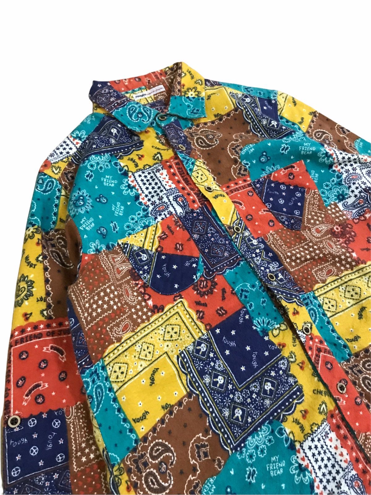 Japanese Brand Japanese Brand Rough Bandana Shirt Visvim Kapital Style Size US S / EU 44-46 / 1 - 4 Thumbnail
