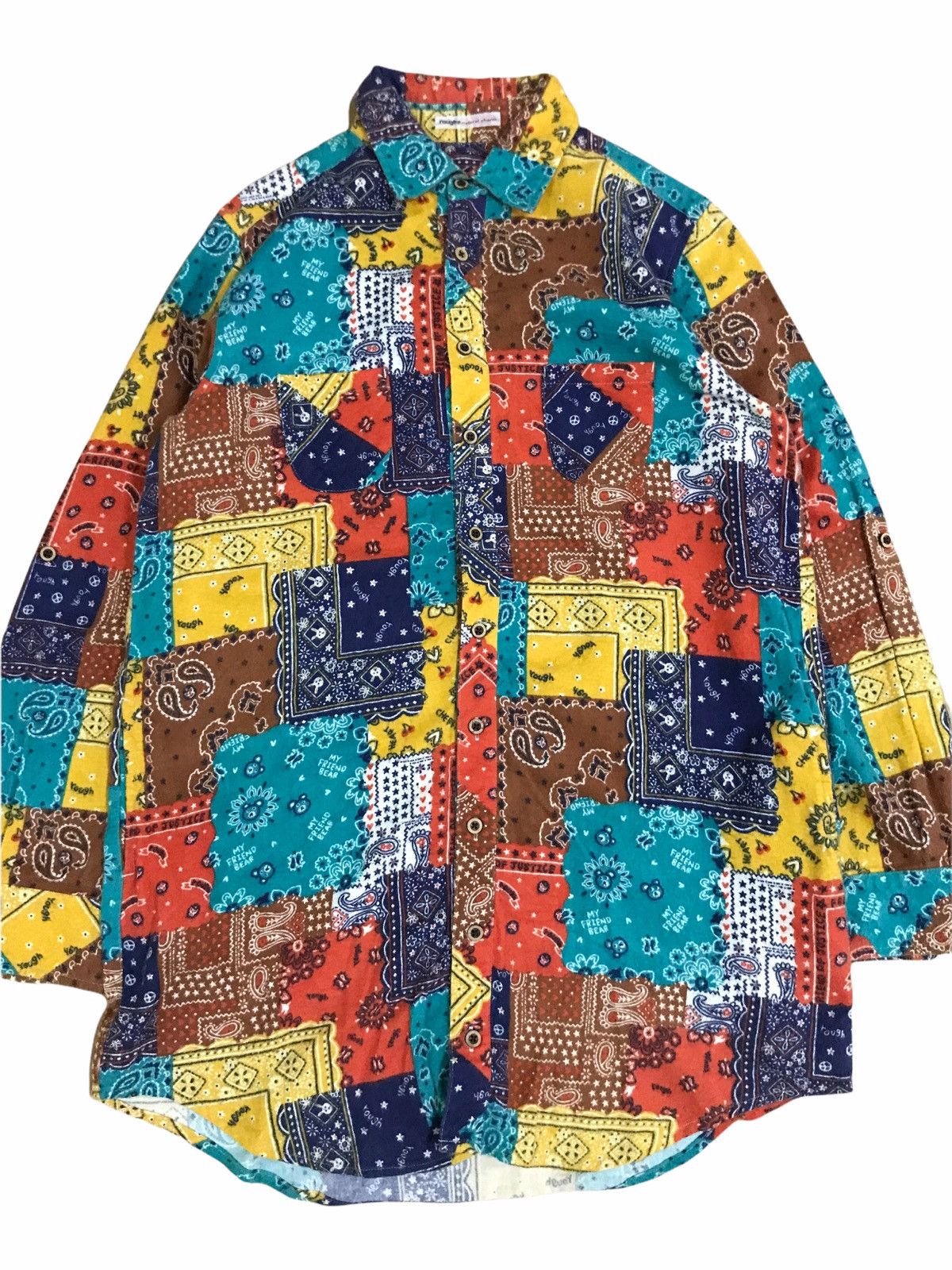 Japanese Brand Japanese Brand Rough Bandana Shirt Visvim Kapital Style Size US S / EU 44-46 / 1 - 3 Thumbnail