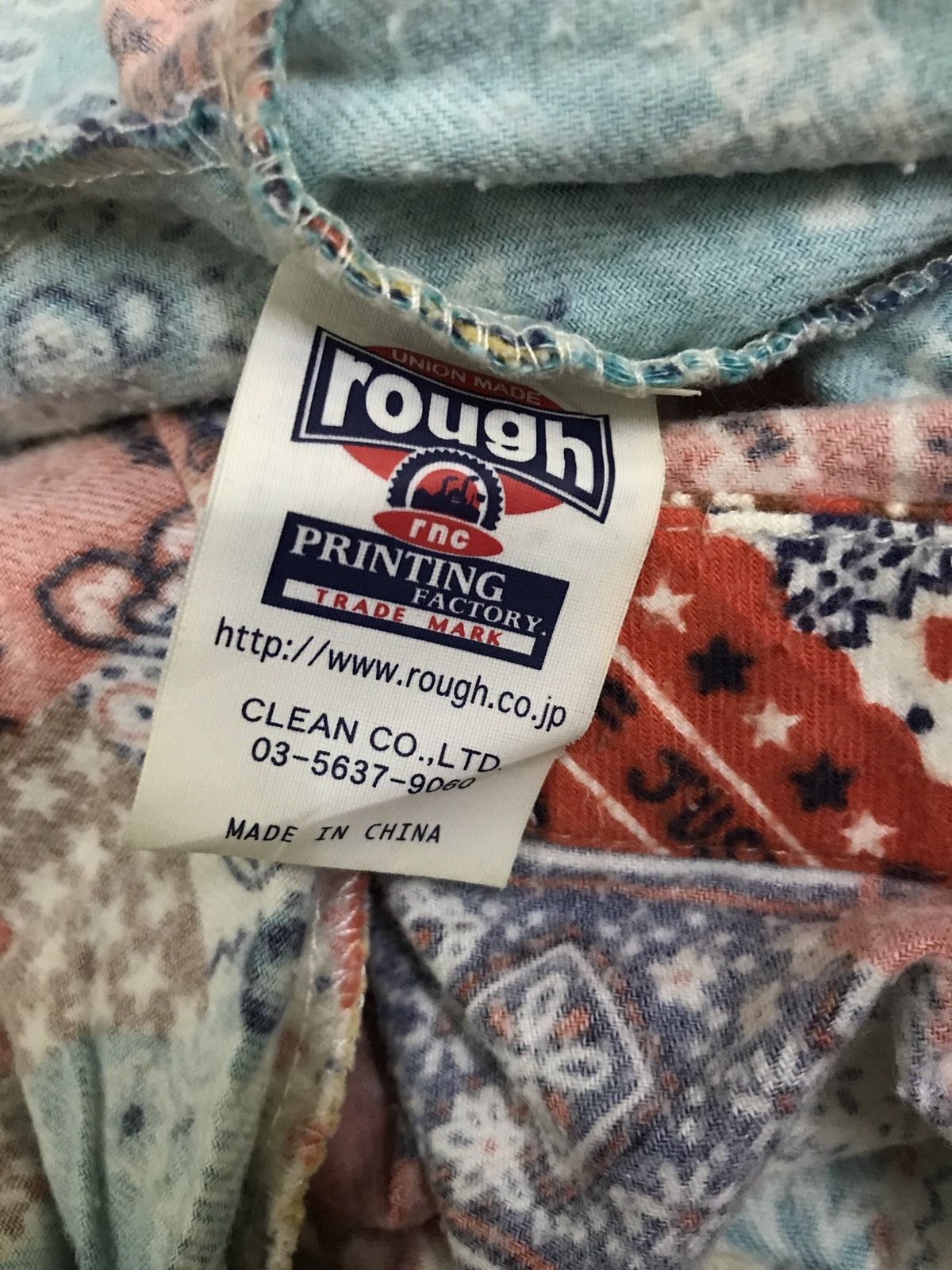 Japanese Brand Japanese Brand Rough Bandana Shirt Visvim Kapital Style Size US S / EU 44-46 / 1 - 6 Thumbnail
