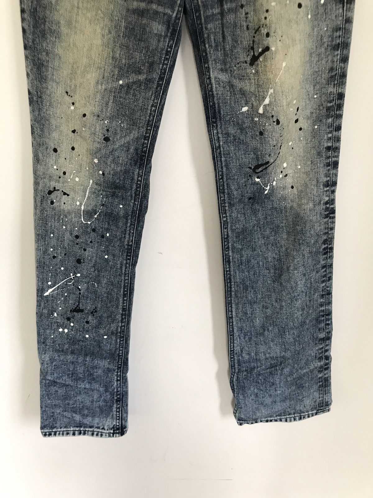 Edwin Vintage Edwin Acid Wash Splatter Painter Jeans Nice Design Size US 33 - 6 Thumbnail
