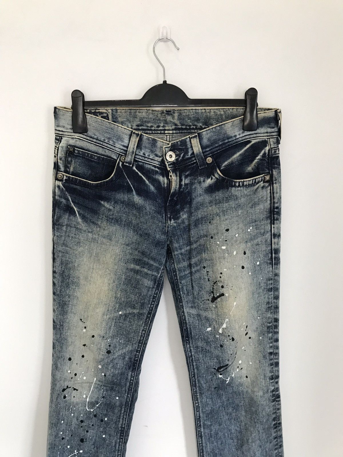 Edwin Vintage Edwin Acid Wash Splatter Painter Jeans Nice Design Size US 33 - 4 Thumbnail
