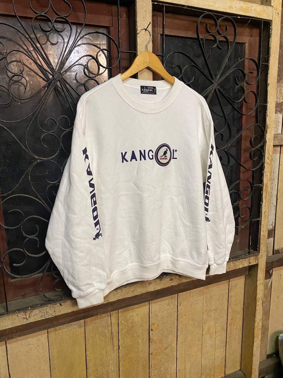 Kangol × Vintage 🔥Kangol Crewneck Sweatshirt Size US L / EU 52-54 / 3 - 2 Thumbnail
