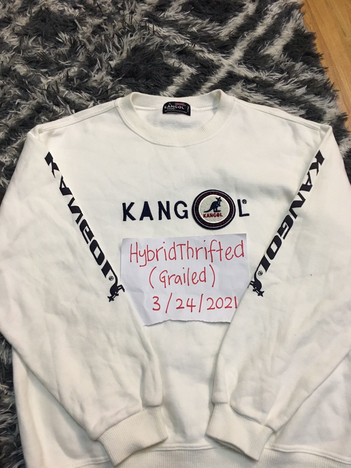 Kangol × Vintage 🔥Kangol Crewneck Sweatshirt Size US L / EU 52-54 / 3 - 8 Thumbnail