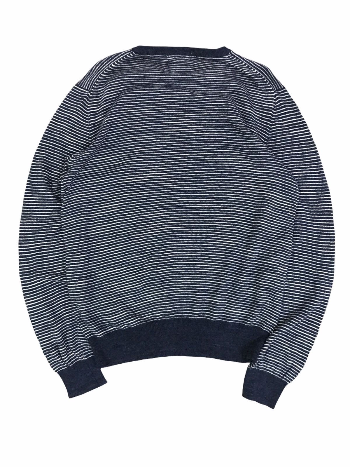 Japanese Brand Back Number Stripes Grunge LS Shirt Kurt Cobain Style Size US S / EU 44-46 / 1 - 2 Thumbnail