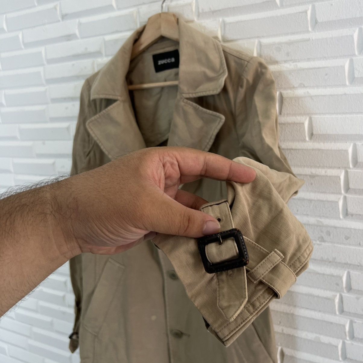 Issey Miyake RARE ZUCCA TRENCH LONG JACKET BY ISSEY MIYAKE Size US M / EU 48-50 / 2 - 6 Thumbnail