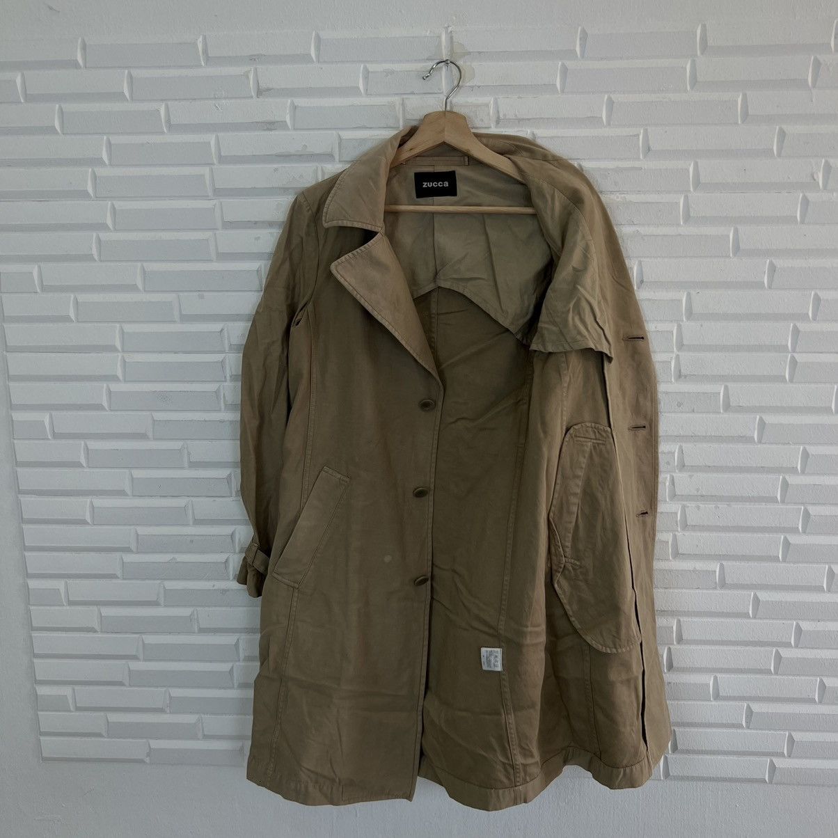 Issey Miyake RARE ZUCCA TRENCH LONG JACKET BY ISSEY MIYAKE Size US M / EU 48-50 / 2 - 10 Thumbnail