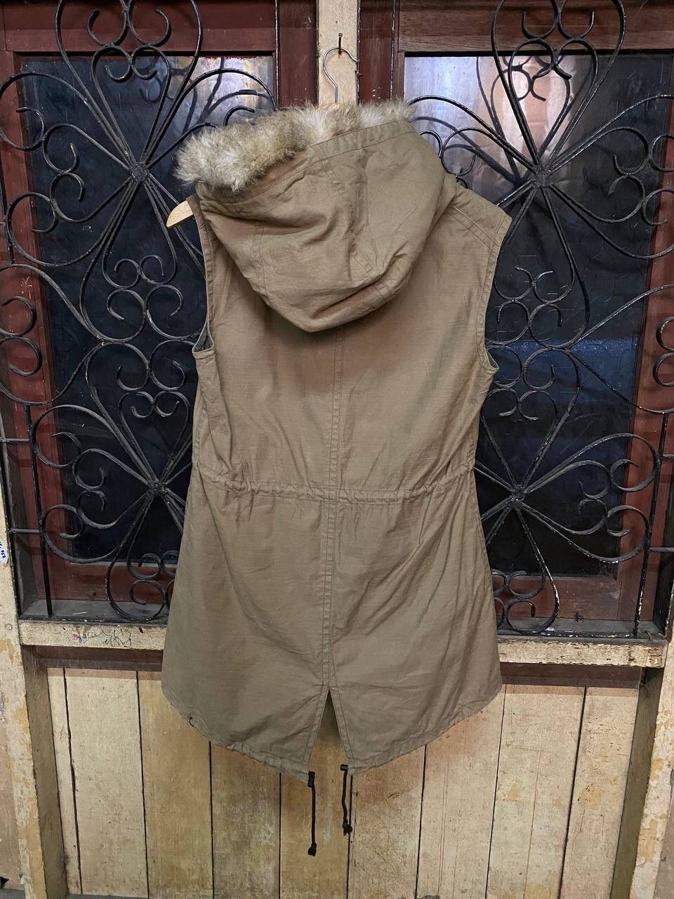 Japanese Brand Blanc Bosque Rabbit Fur Sleeveless Parka Jacket Size US M / EU 48-50 / 2 - 4 Thumbnail