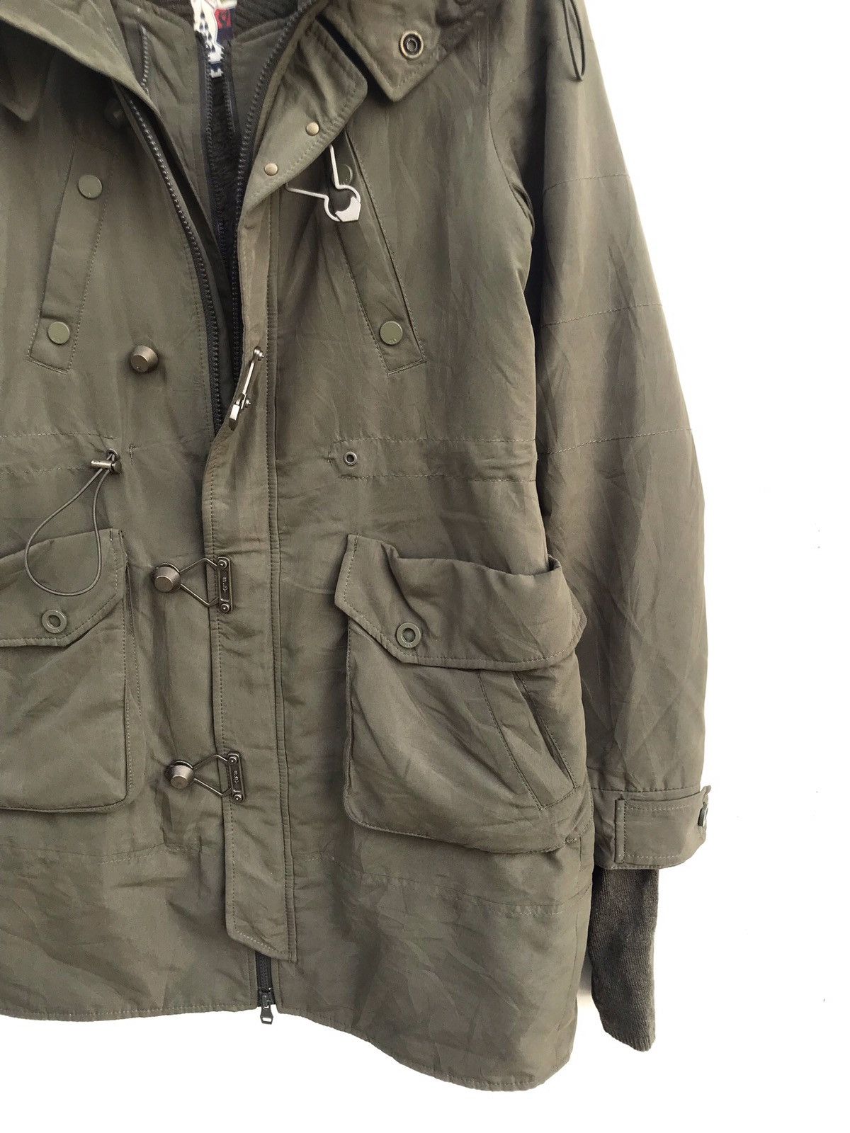 Designer × Japanese Brand Japanese Brand Sly Products Green Hoodie Parka Jacket Size US XS / EU 42 / 0 - 5 Thumbnail