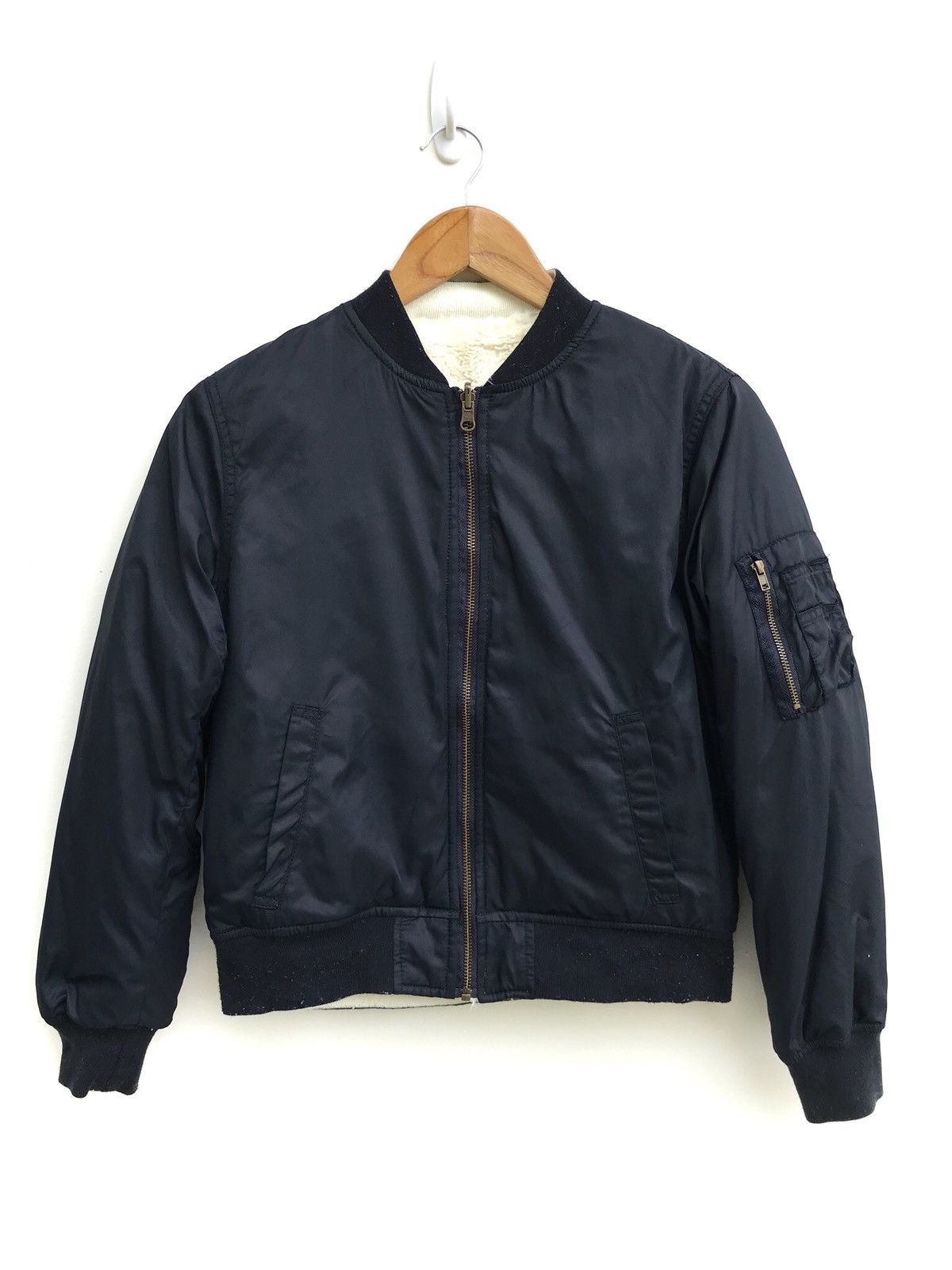 Designer × Japanese Brand MA-1 Earth Music & Ecology Reversible Bomber Jacket Size US M / EU 48-50 / 2 - 1 Thumbnail