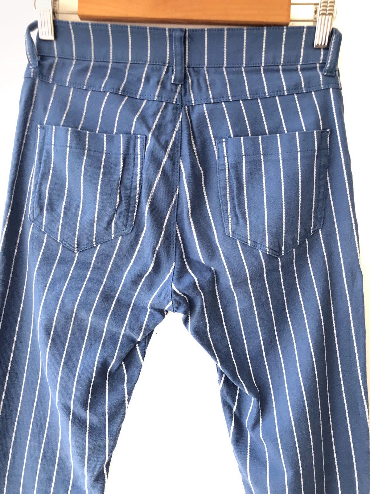 LOWRYS FARM Japanese Brand LOWRY FARM Stripes Skinny Jeans Size US 26 / EU 42 - 5 Thumbnail