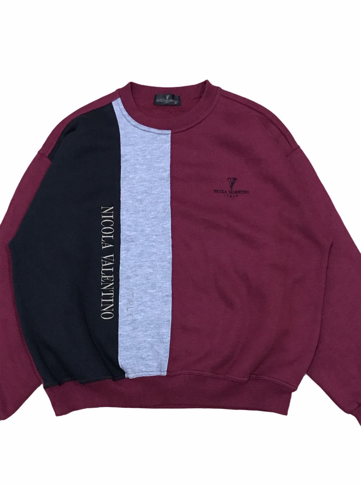 Valentino Vintage Nicola Valentino Multicolour Sweater Big Logo Size US M / EU 48-50 / 2 - 3 Thumbnail