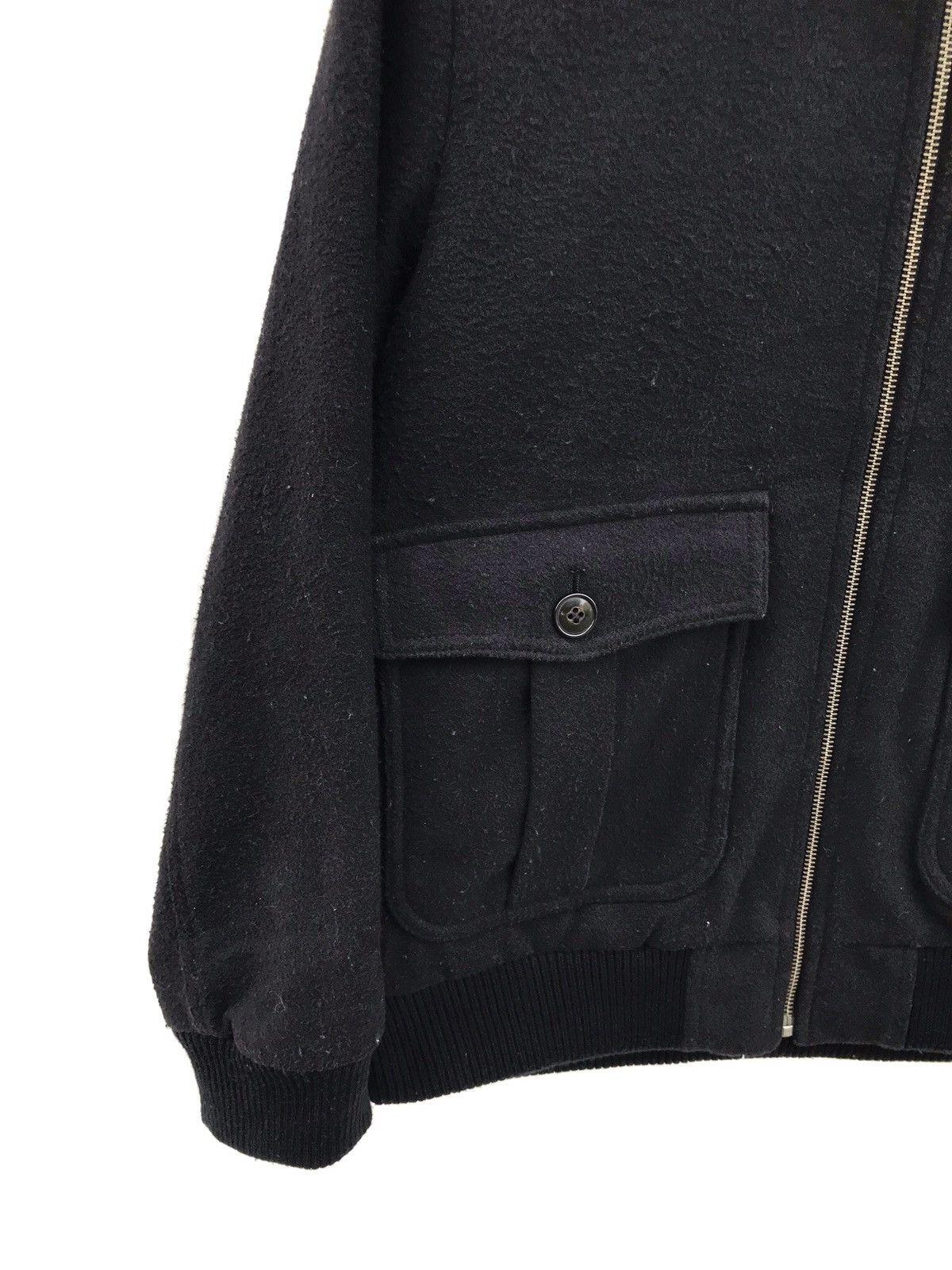 Global Work × Japanese Brand Japanese Brand Global Work Heavy Wool Hoodie Zipper Jacket Size US S / EU 44-46 / 1 - 4 Thumbnail