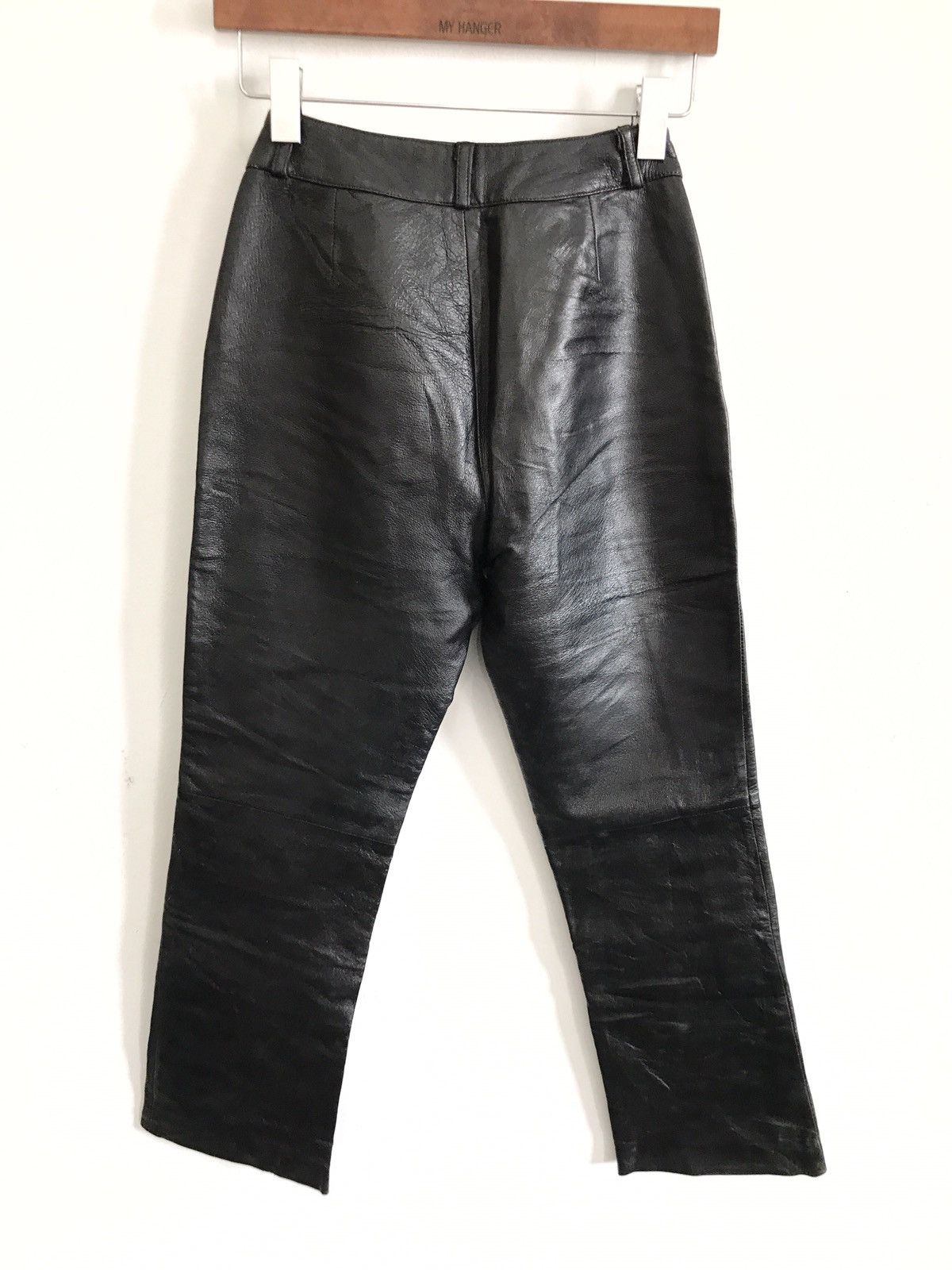 Japanese Brand × Leather Japanese Brand Final Stage Designer Leather Pants Size US 26 / EU 42 - 3 Thumbnail
