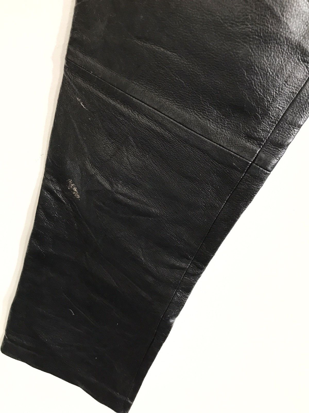 Japanese Brand × Leather Japanese Brand Final Stage Designer Leather Pants Size US 26 / EU 42 - 5 Thumbnail