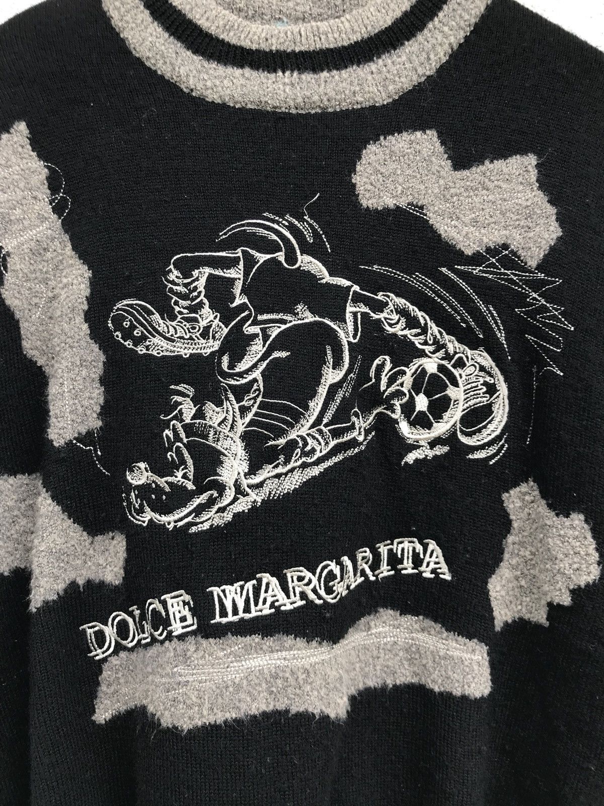 Designer Vintage Dolce Margarita Fullprinted Hand Knit Sweatshirt Size US M / EU 48-50 / 2 - 3 Thumbnail