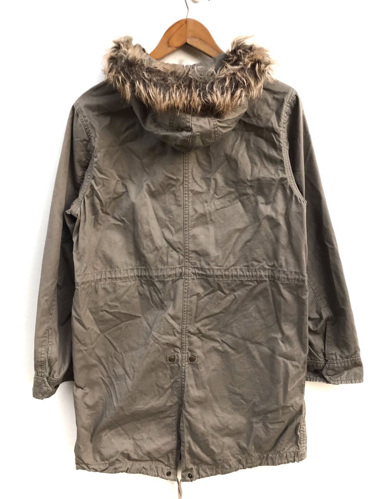 Designer × Japanese Brand Japanese Brand GRASS WATER Parkas Hoodie Faux Fur Jacket Size US S / EU 44-46 / 1 - 2 Thumbnail
