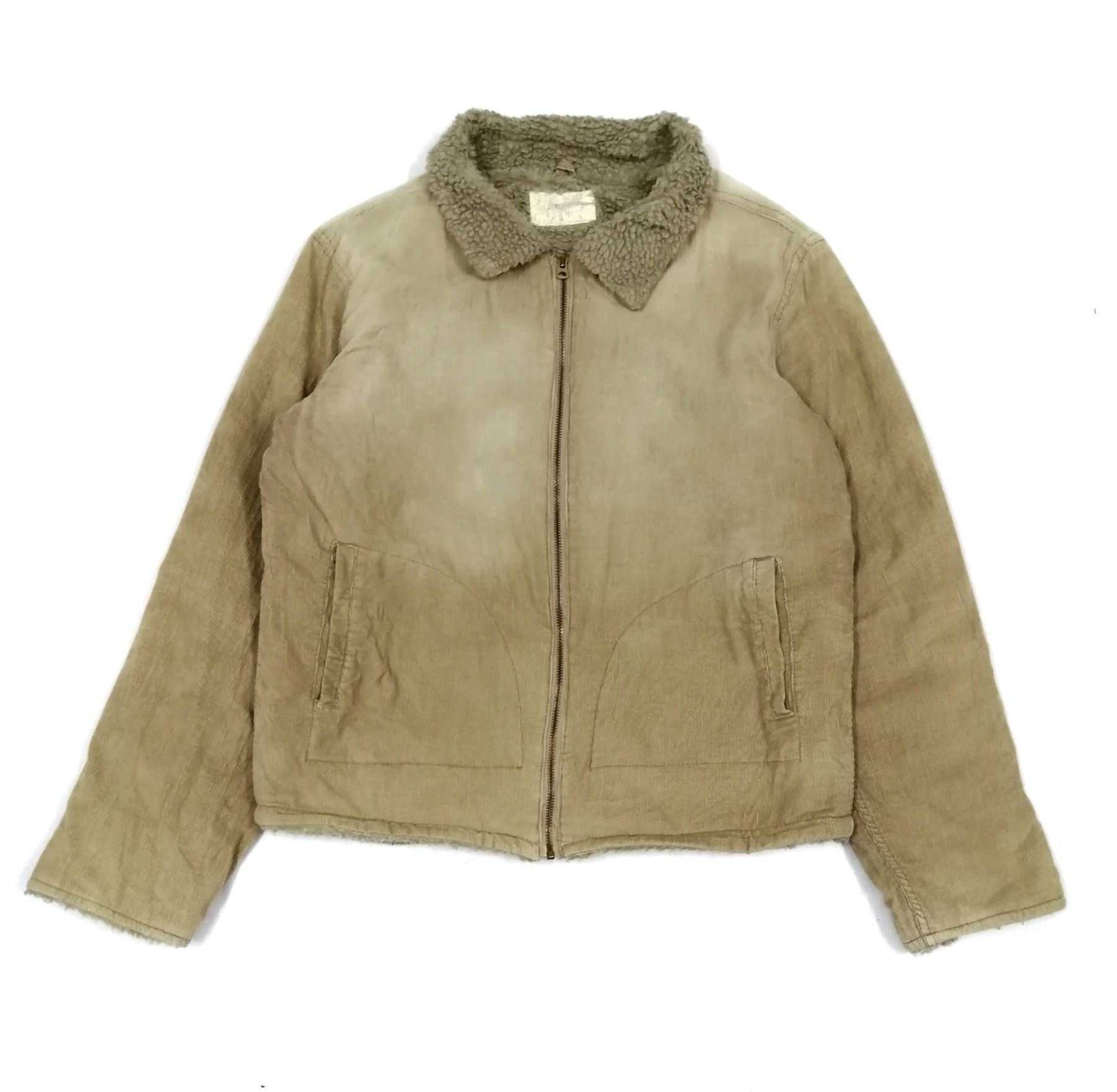 Devilock × Japanese Brand Devilock Corduroy Lined Sherpa Zipper Jacket Size US M / EU 48-50 / 2 - 2 Thumbnail