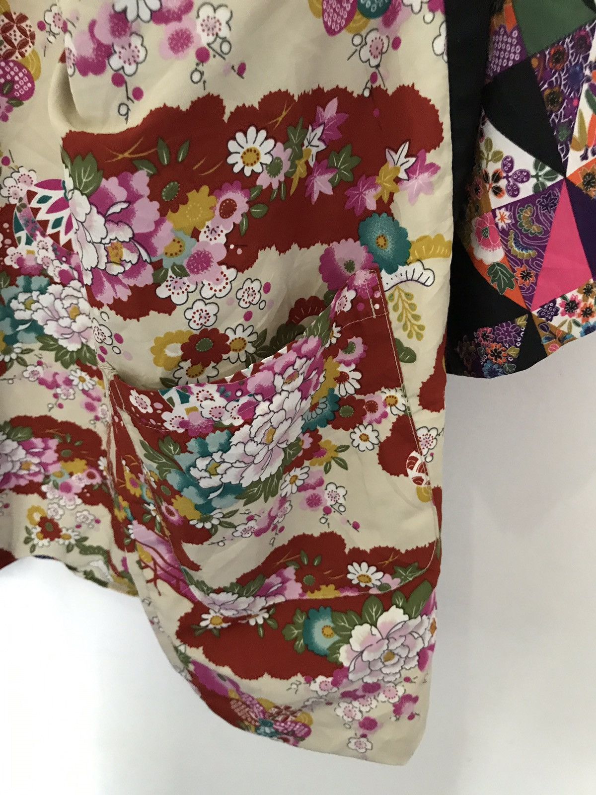 Japanese Brand × Vintage Vintage Japanese Traditional Multicolour Hanten Kimono Size US M / EU 48-50 / 2 - 7 Thumbnail
