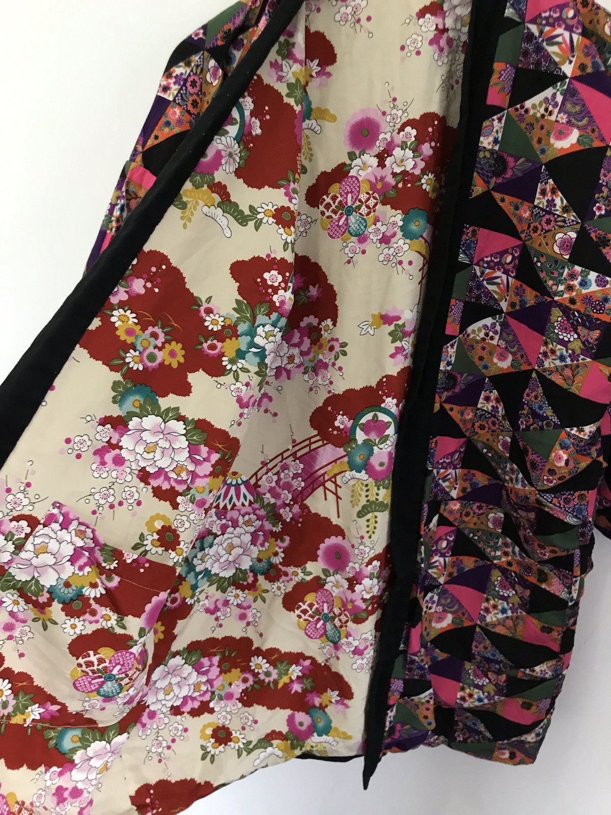 Japanese Brand × Vintage Vintage Japanese Traditional Multicolour Hanten Kimono Size US M / EU 48-50 / 2 - 6 Thumbnail