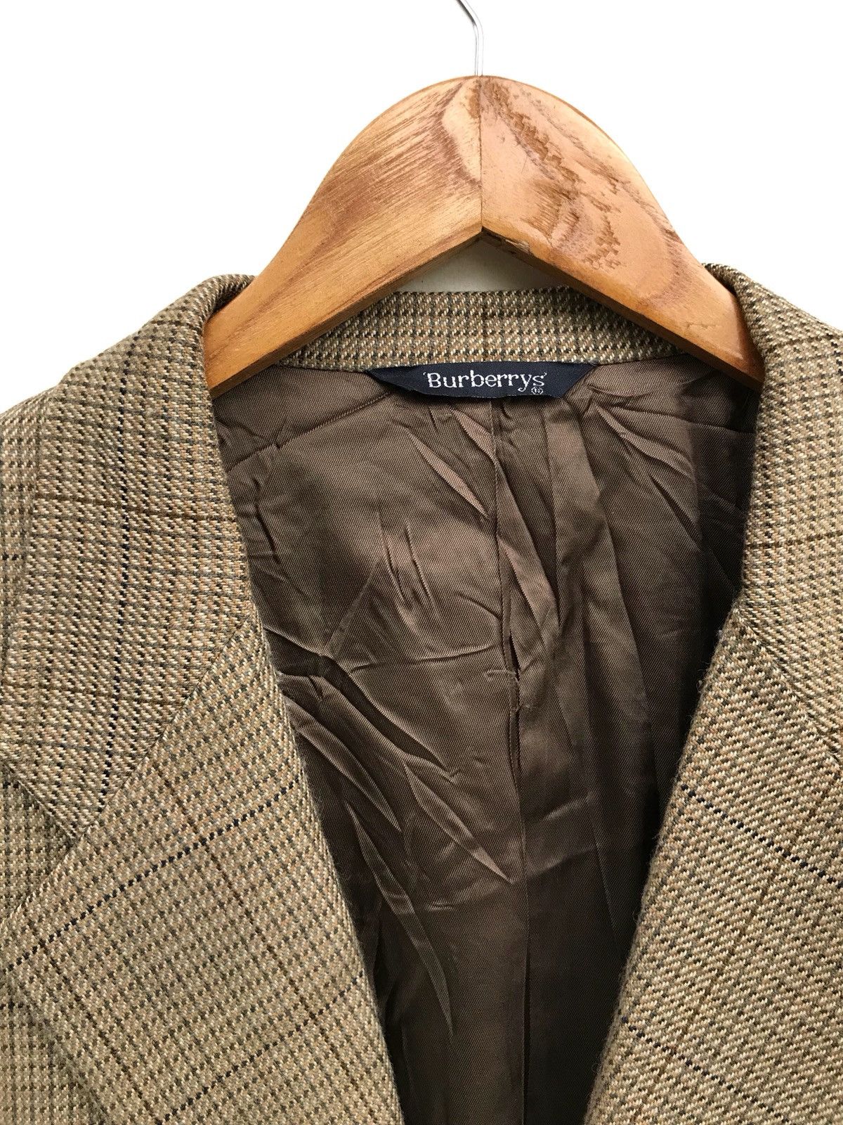 Burberry × Vintage Vintage Burberry’s Houndstooth Checked Pure New Wool jacket Size US M / EU 48-50 / 2 - 3 Thumbnail