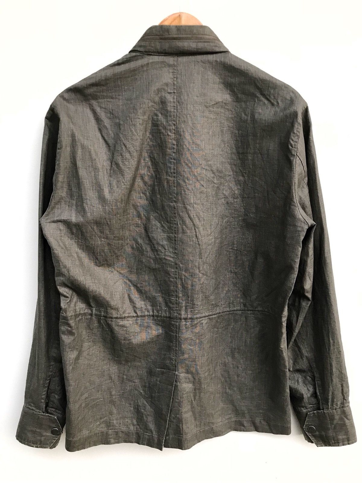 Designer Adolfo Dominguez Military Army Zipper Lightweight Jacket Size US S / EU 44-46 / 1 - 3 Thumbnail