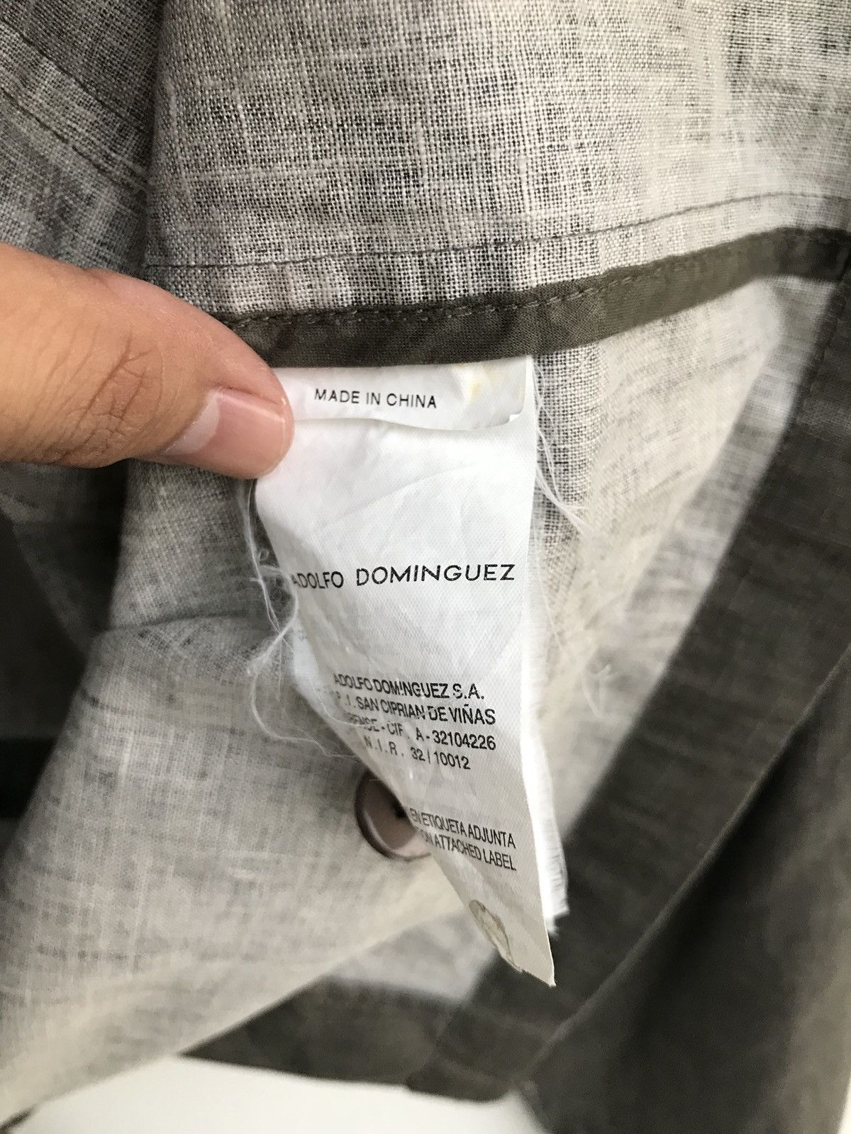 Designer Adolfo Dominguez Military Army Zipper Lightweight Jacket Size US S / EU 44-46 / 1 - 8 Thumbnail