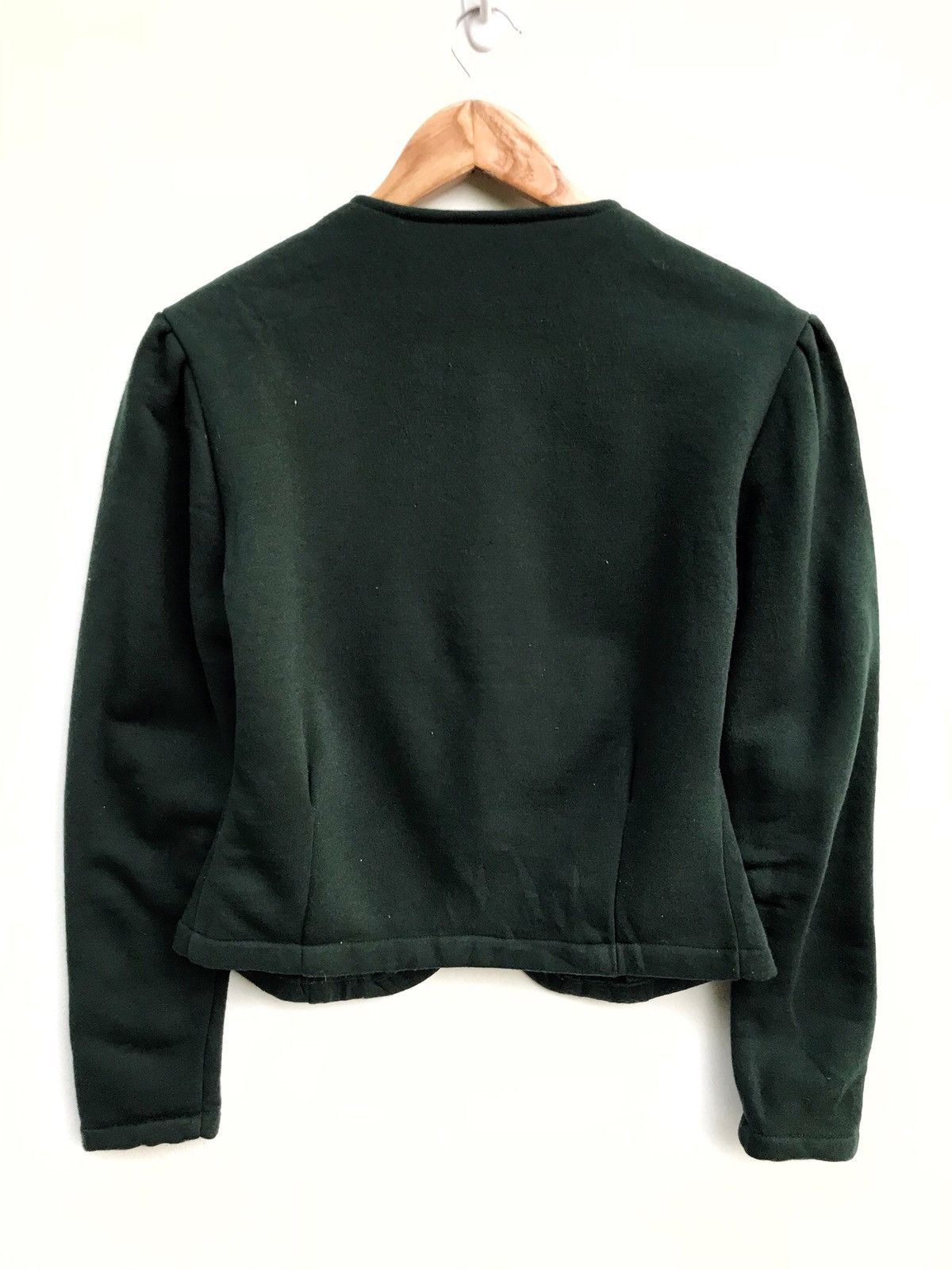 Designer × Vintage Vintage Norma Kamali Green Lightweight Button Jacket Size US M / EU 48-50 / 2 - 2 Thumbnail