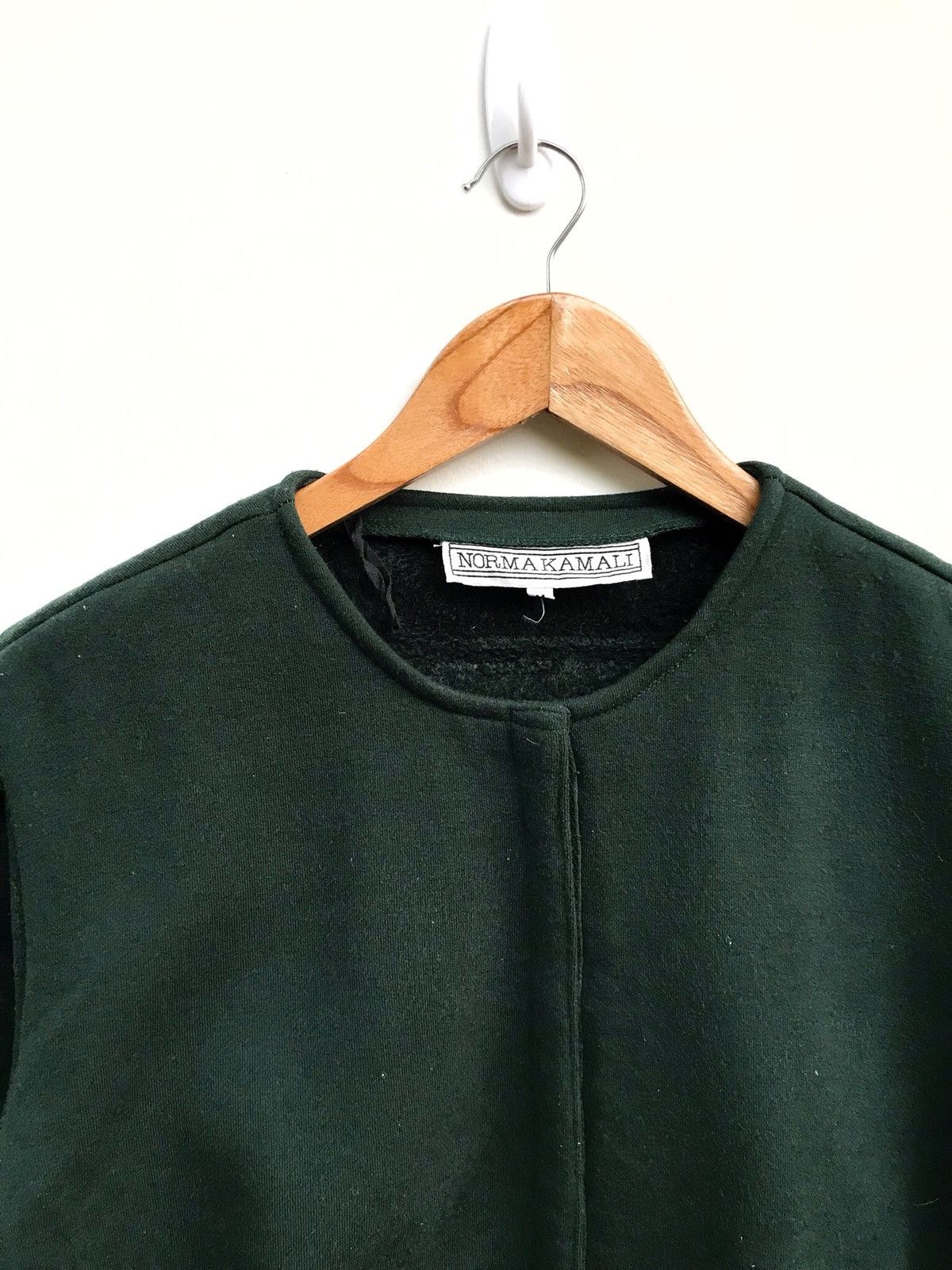 Designer × Vintage Vintage Norma Kamali Green Lightweight Button Jacket Size US M / EU 48-50 / 2 - 3 Thumbnail