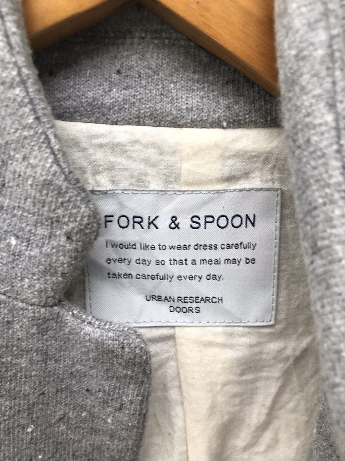 URBAN RESEARCH DOORS URBAN RESEARCH DOORS Fork & Spoon Salt & Papper Jacket Size US S / EU 44-46 / 1 - 5 Thumbnail