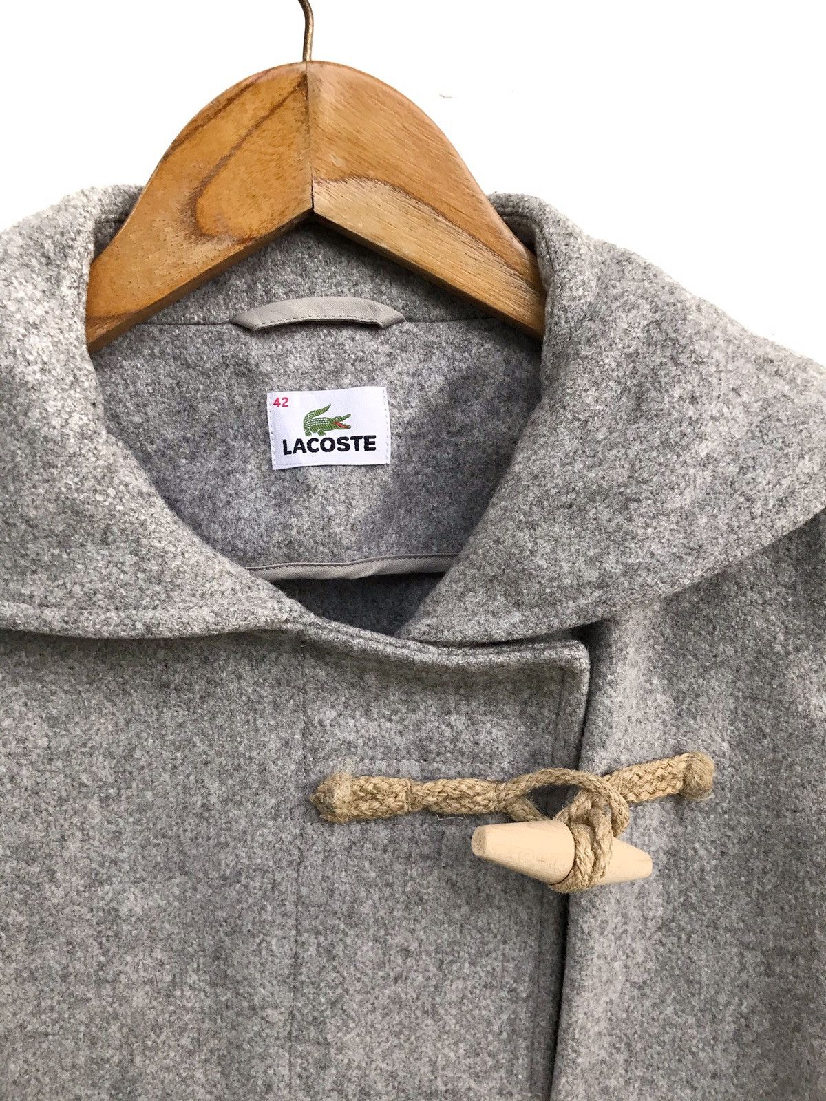 Lacoste Lacoste Automne Hiver Wool Duffle Coat Jacket Size US S / EU 44-46 / 1 - 3 Thumbnail