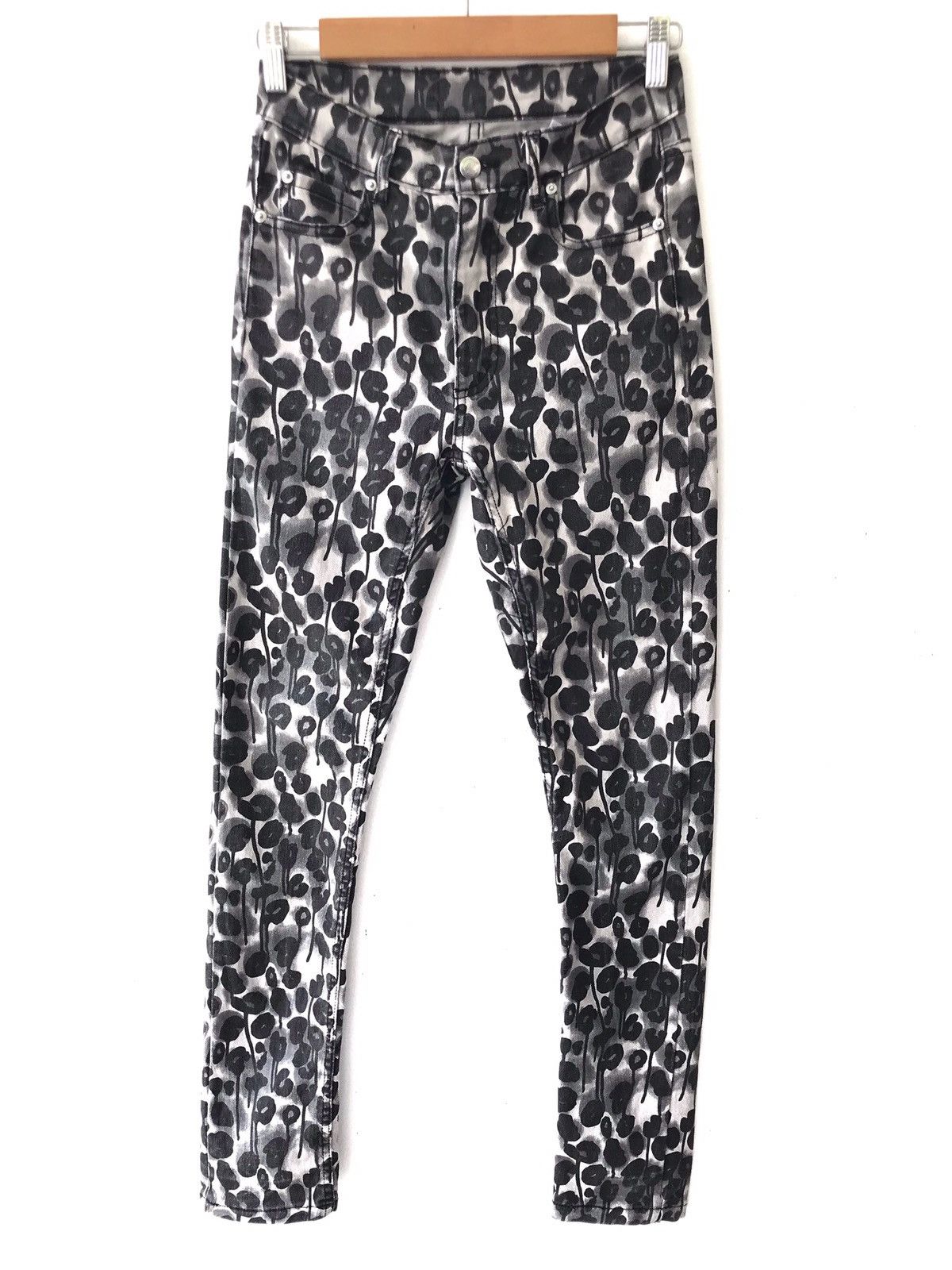 Cheap Monday CHEAP MONDAY All Over Print Skinny Jeans Size US 26 / EU 42 - 2 Thumbnail