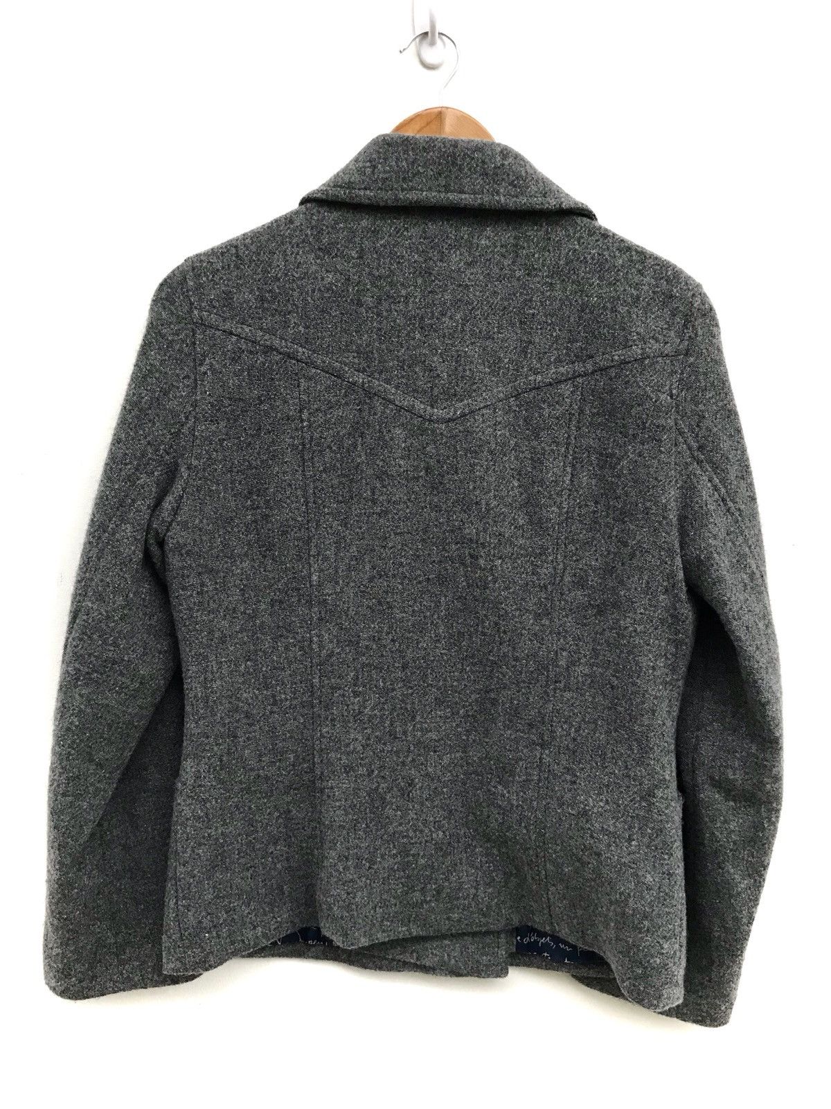 Designer × Japanese Brand Made In Japan Tasse Tasse Wool Double Breast Jacket Size US S / EU 44-46 / 1 - 2 Thumbnail