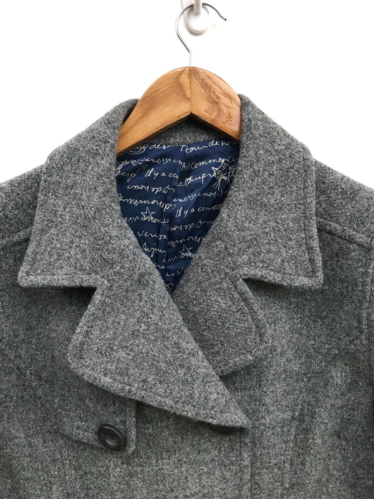 Designer × Japanese Brand Made In Japan Tasse Tasse Wool Double Breast Jacket Size US S / EU 44-46 / 1 - 3 Thumbnail