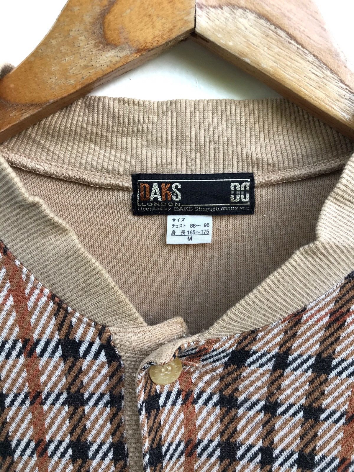 DAKS Vintage Daks London Checkered Sweatshirt Size US M / EU 48-50 / 2 - 3 Thumbnail