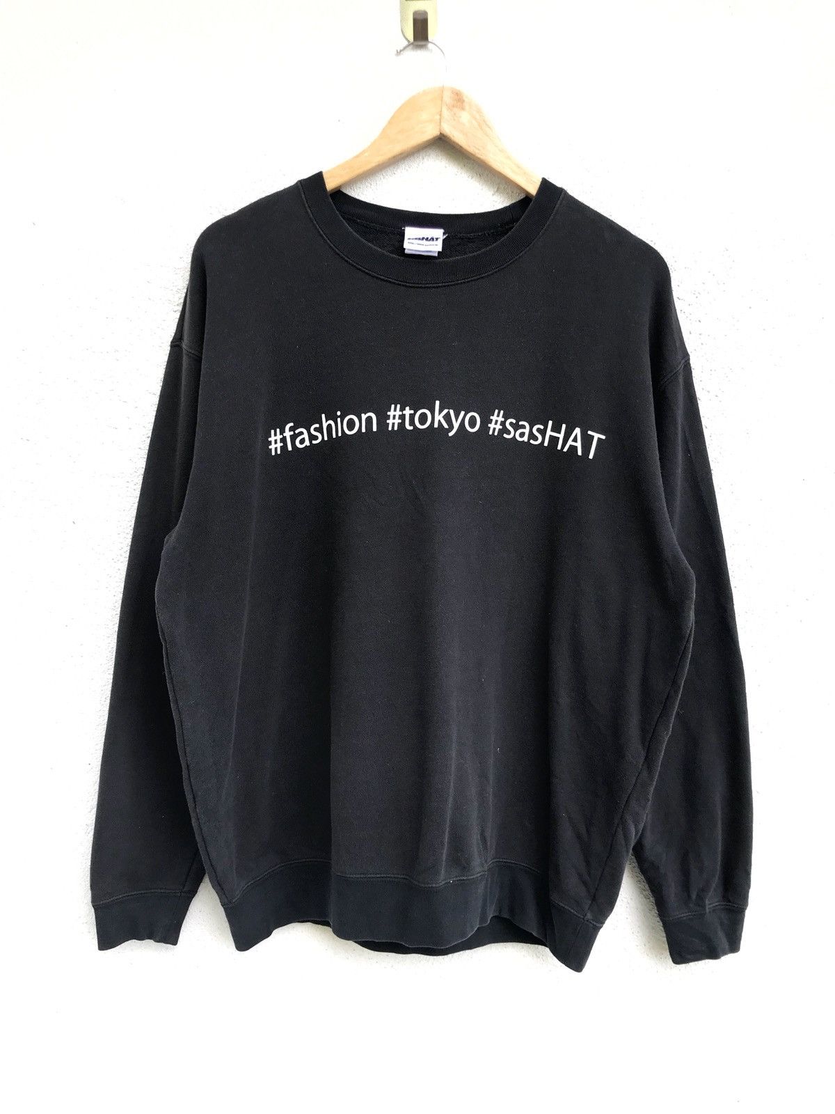 Designer × Japanese Brand Japanese Brand SasHat Fashion Tokyo Crewneck Sweatshirt Size US XL / EU 56 / 4 - 1 Thumbnail