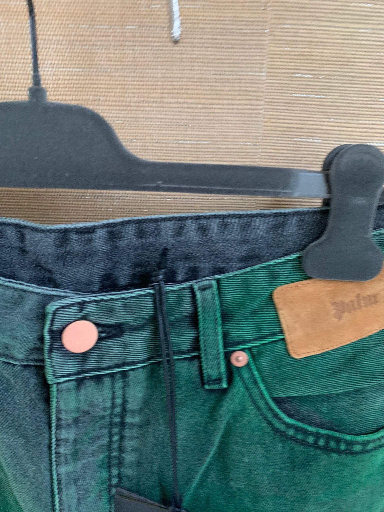 Palm Angels o1rshd1 Pierced Heart Denim Jeans Size US 34 / EU 50 - 6 Thumbnail