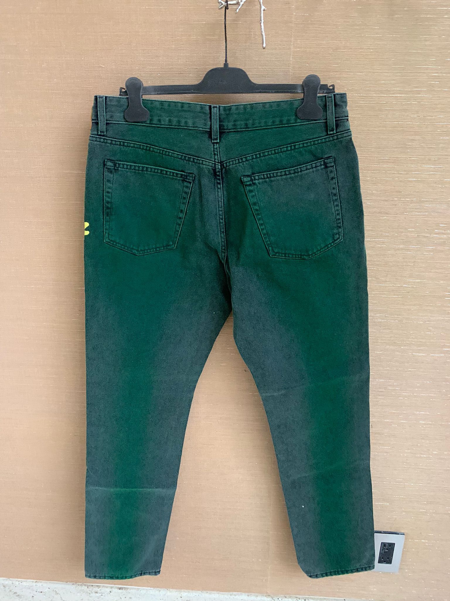 Palm Angels o1rshd1 Pierced Heart Denim Jeans Size US 34 / EU 50 - 11 Thumbnail