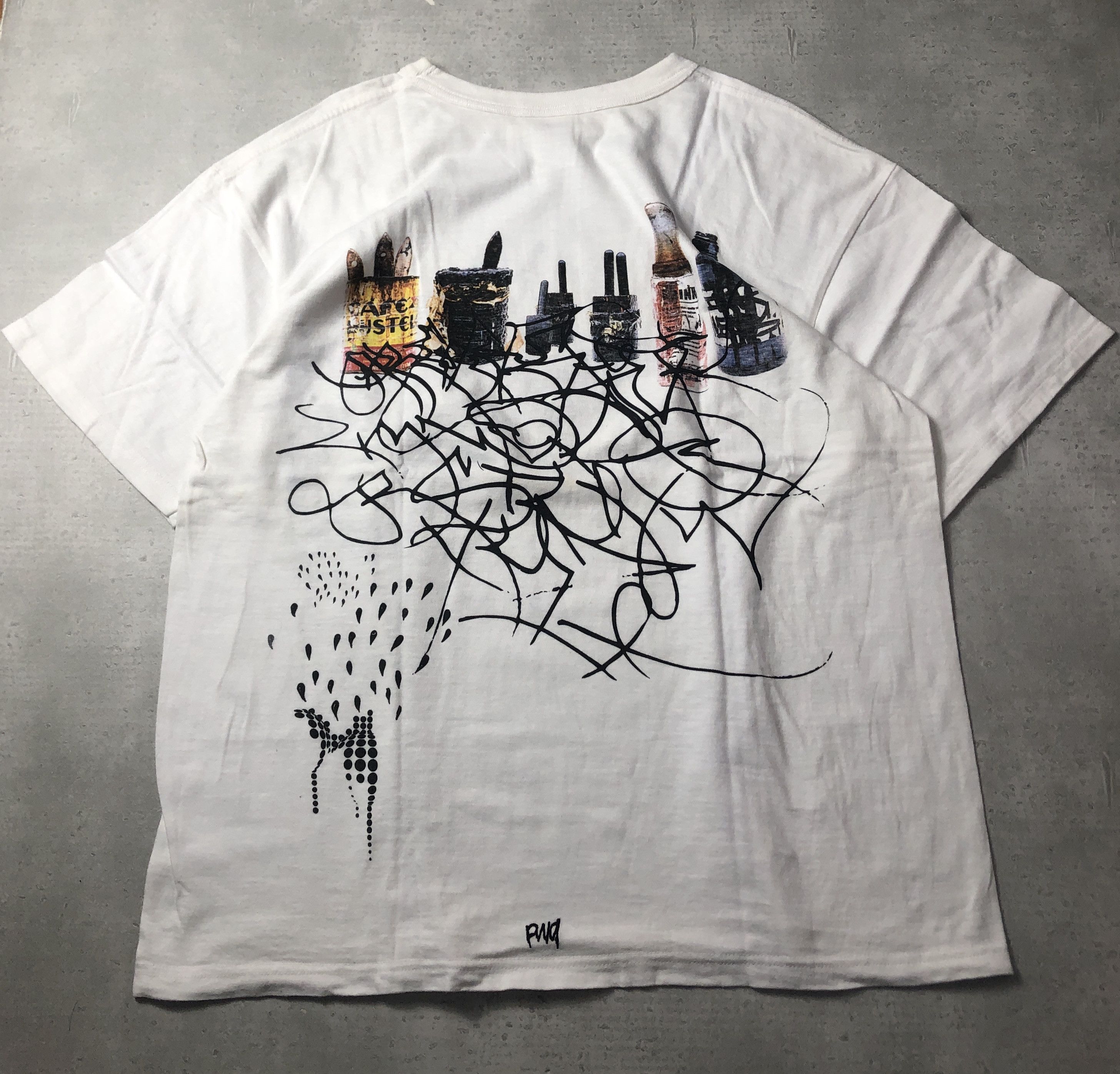 Japanese Brand graphic t-shirt tee 29376 - 877 108 Size US L / EU 52-54 / 3 - 2 Thumbnail