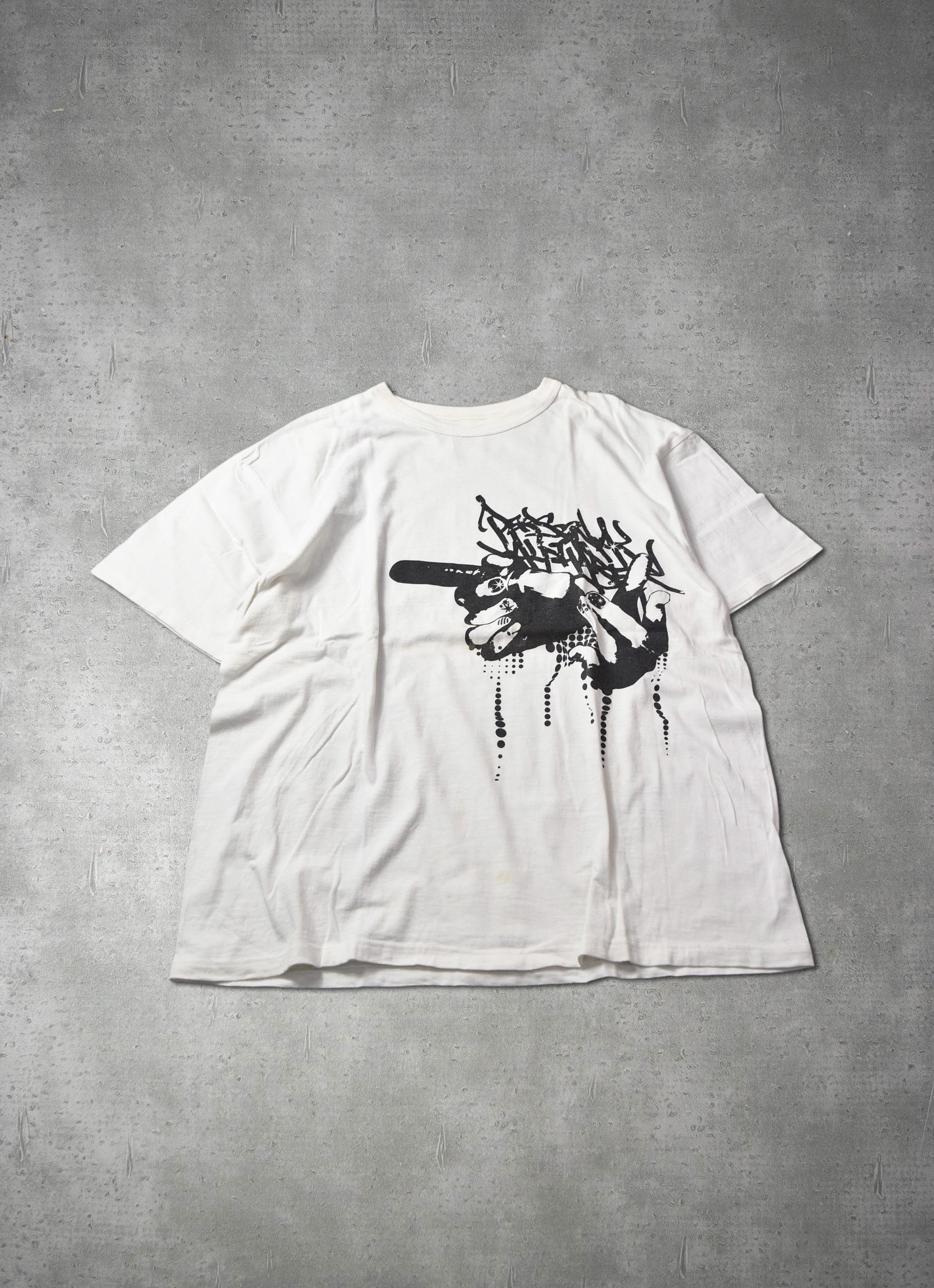 Japanese Brand graphic t-shirt tee 29376 - 877 108 Size US L / EU 52-54 / 3 - 1 Thumbnail