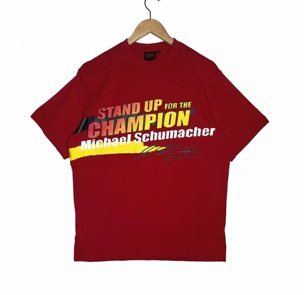 Vintage F1 Michael Schumacer Tshirt formula one tshirt Size US M / EU 48-50 / 2 - 1 Thumbnail
