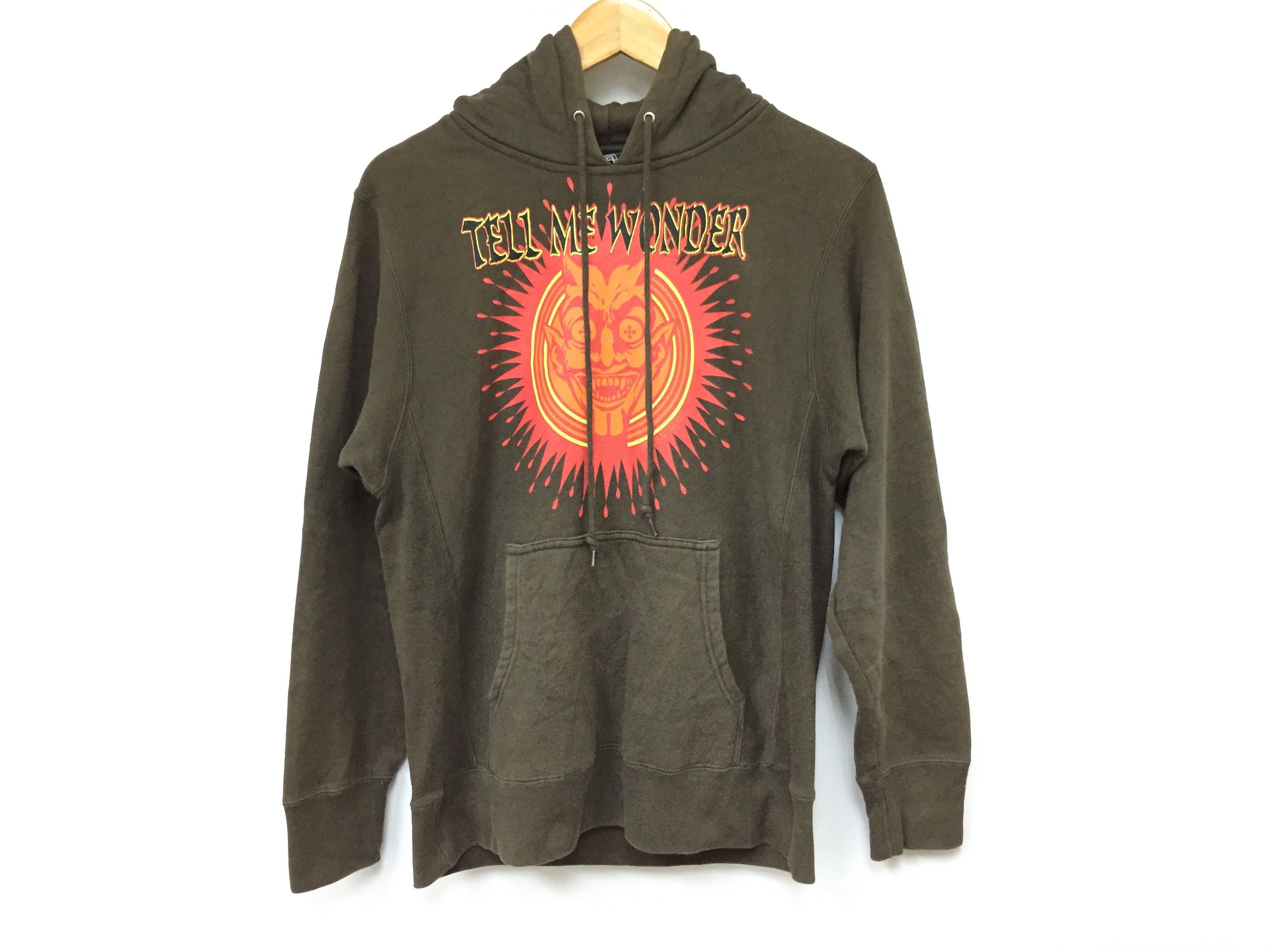 Hex Antistyle Vtg Hex Anti style Japanese Brands demon face hoodie Size US M / EU 48-50 / 2 - 3 Thumbnail