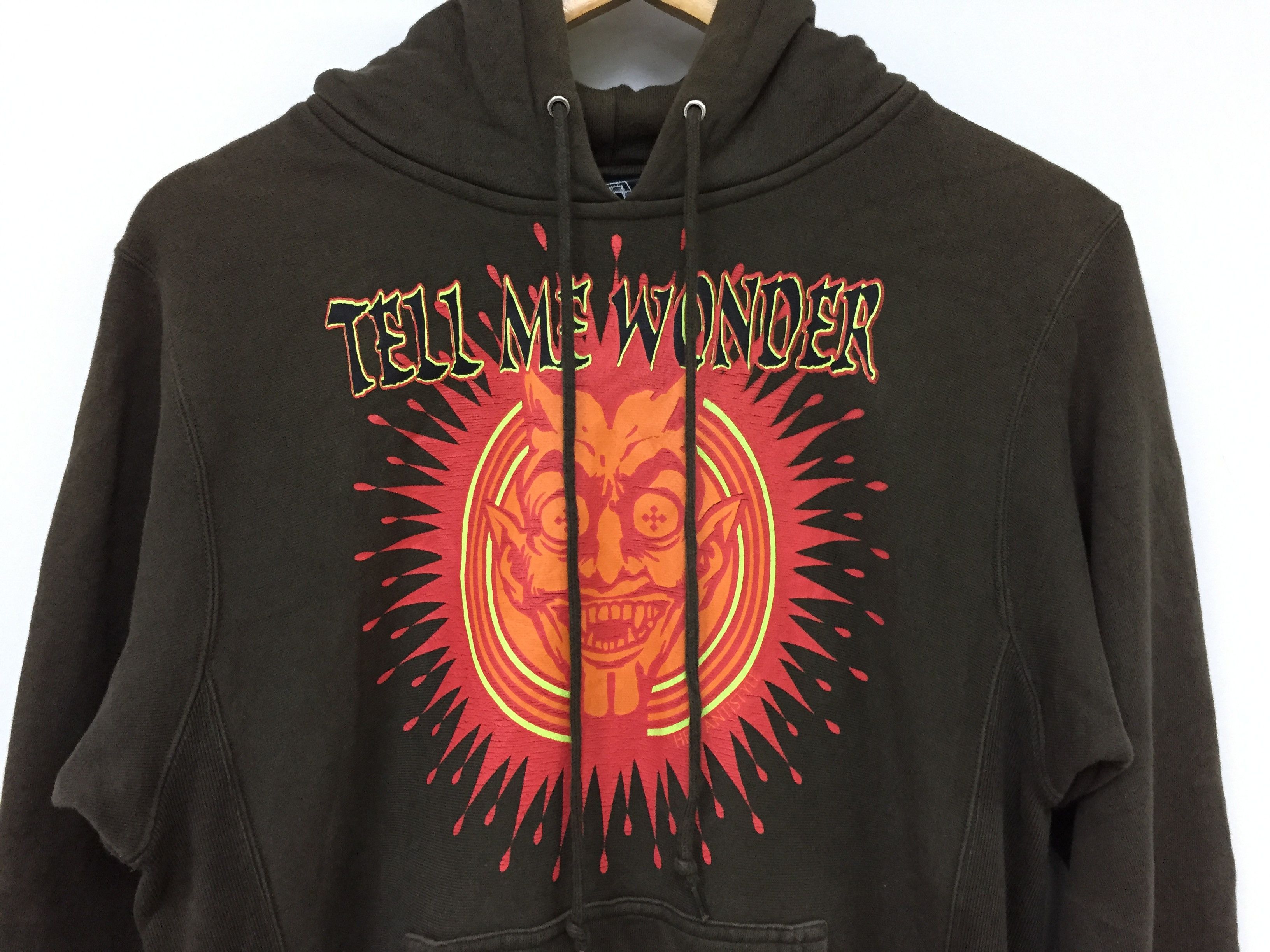 Hex Antistyle Vtg Hex Anti style Japanese Brands demon face hoodie Size US M / EU 48-50 / 2 - 5 Thumbnail