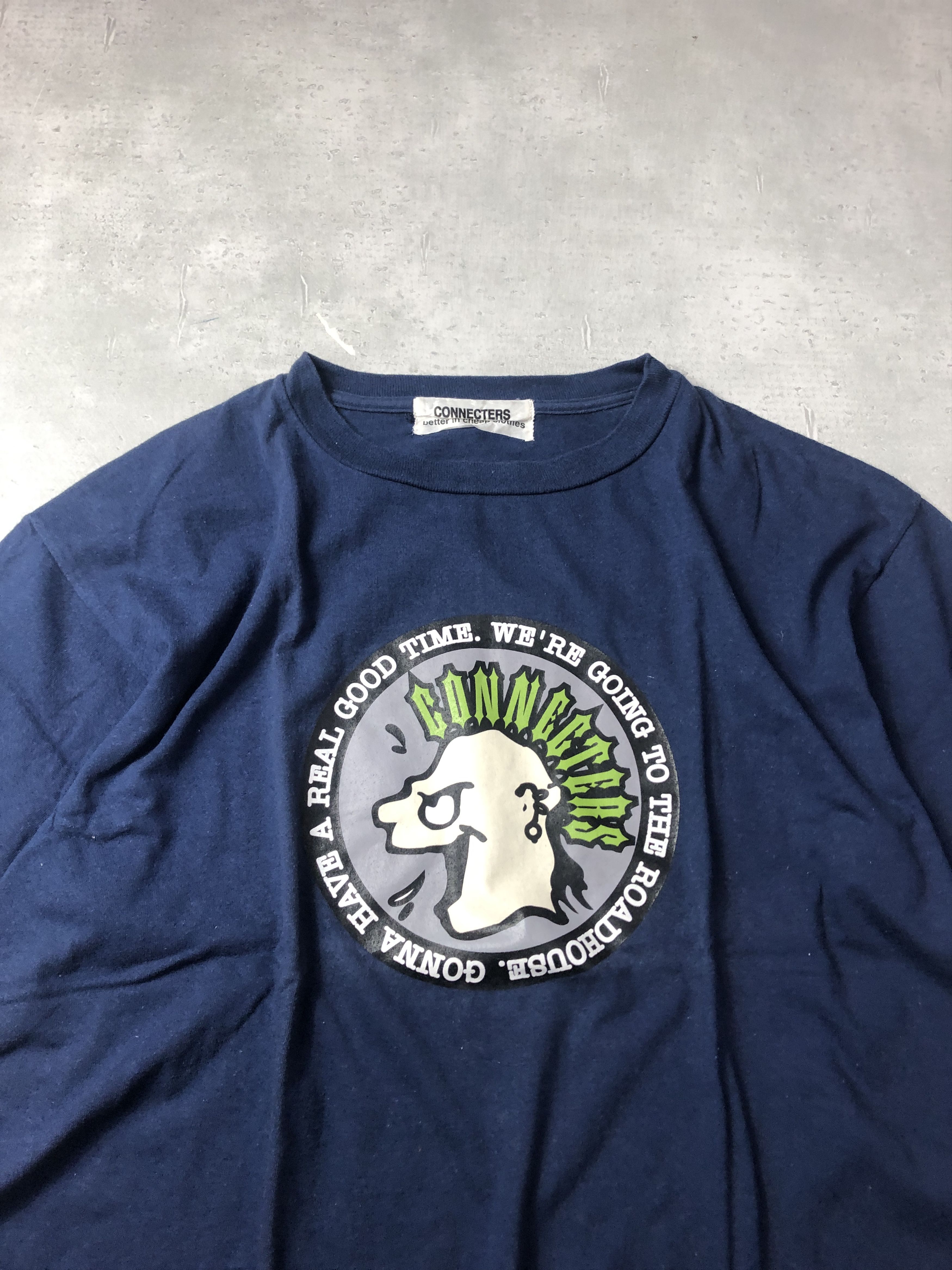 Japanese Brand CONNECTERS graphic t-shirt tee 29377 - 877 80 Size US L / EU 52-54 / 3 - 4 Thumbnail