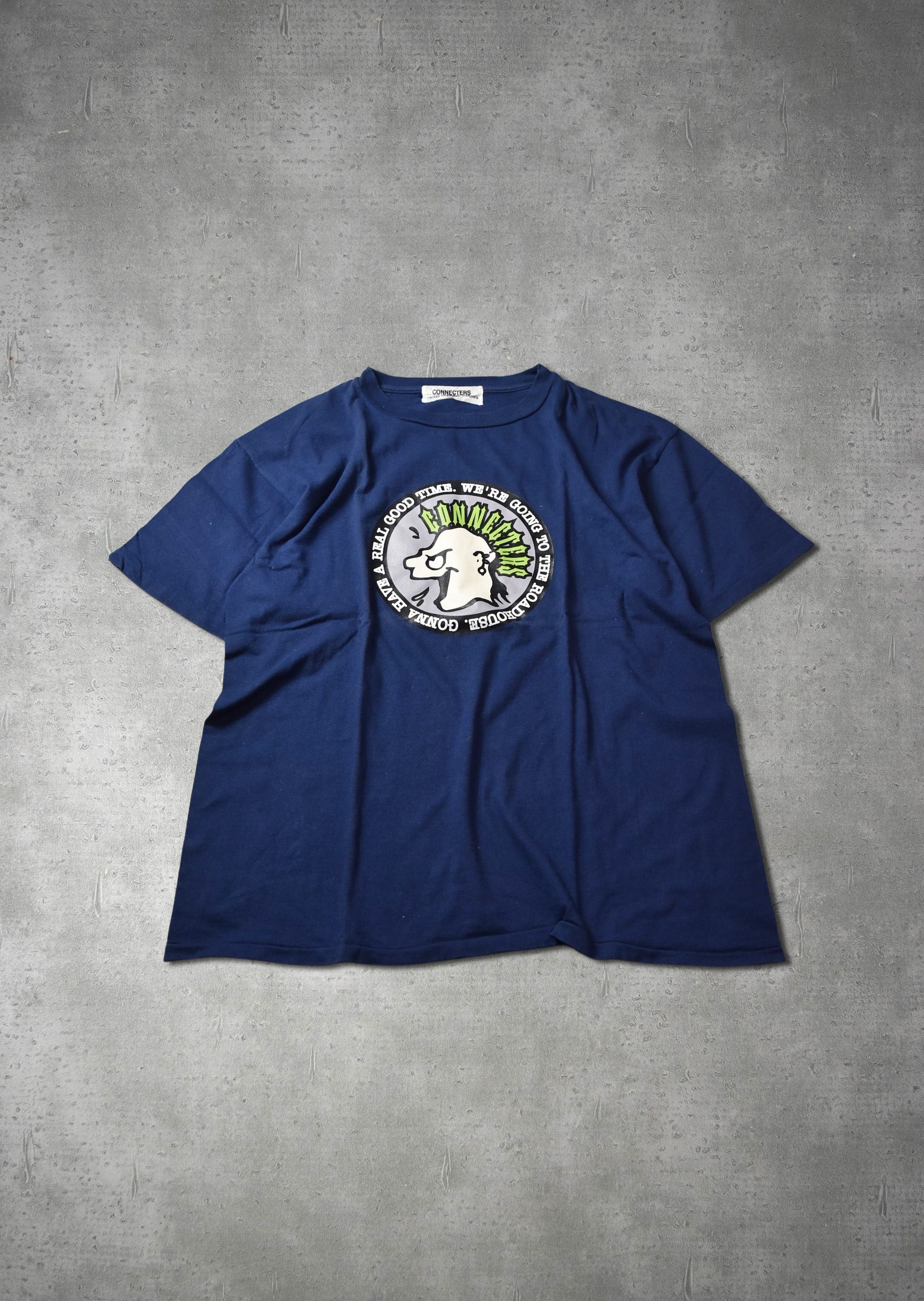 Japanese Brand CONNECTERS graphic t-shirt tee 29377 - 877 80 Size US L / EU 52-54 / 3 - 1 Thumbnail