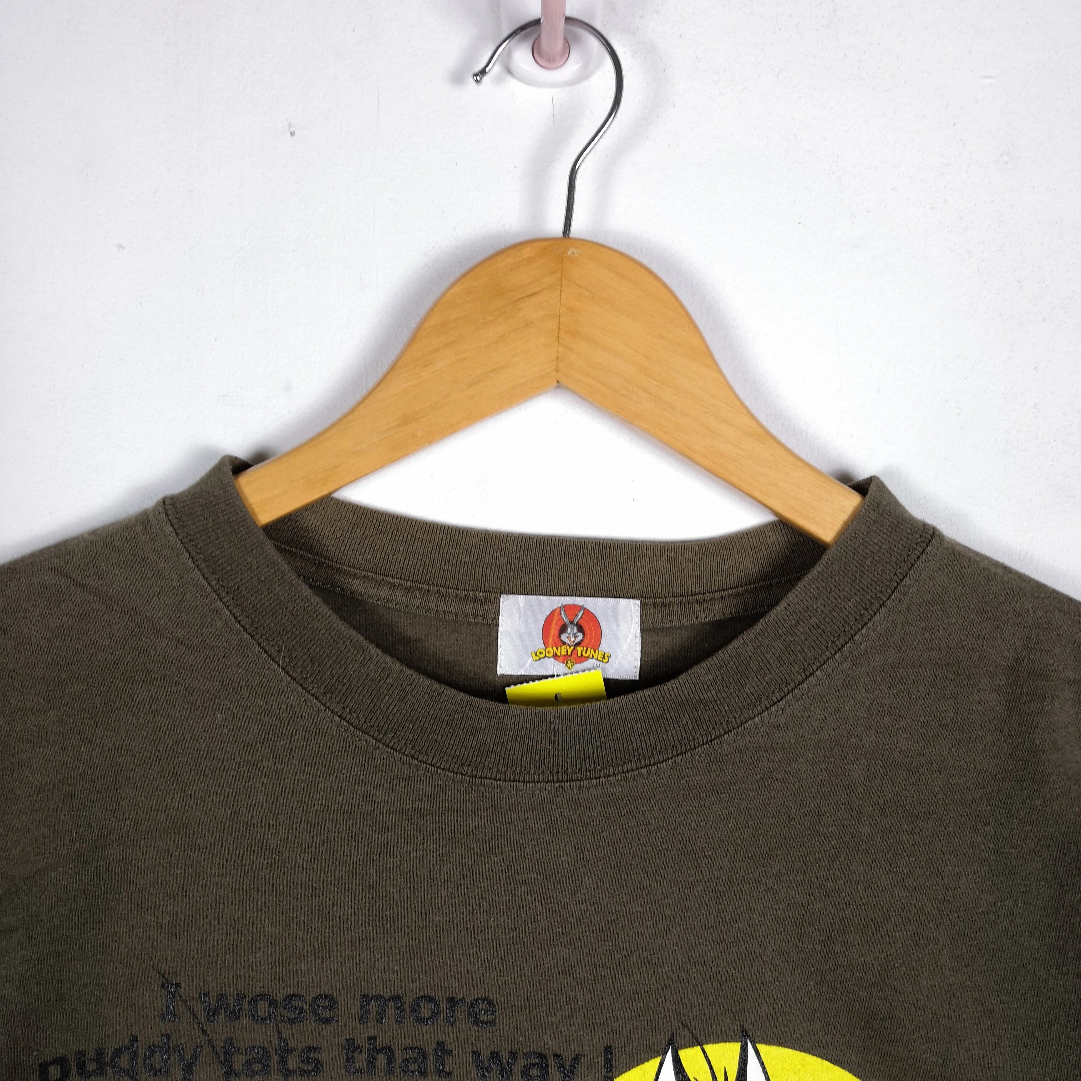 Cartoon Network Warner Bros T Shirt Cartoon Sylvester Tweety Cartoon Tees Size US L / EU 52-54 / 3 - 7 Thumbnail