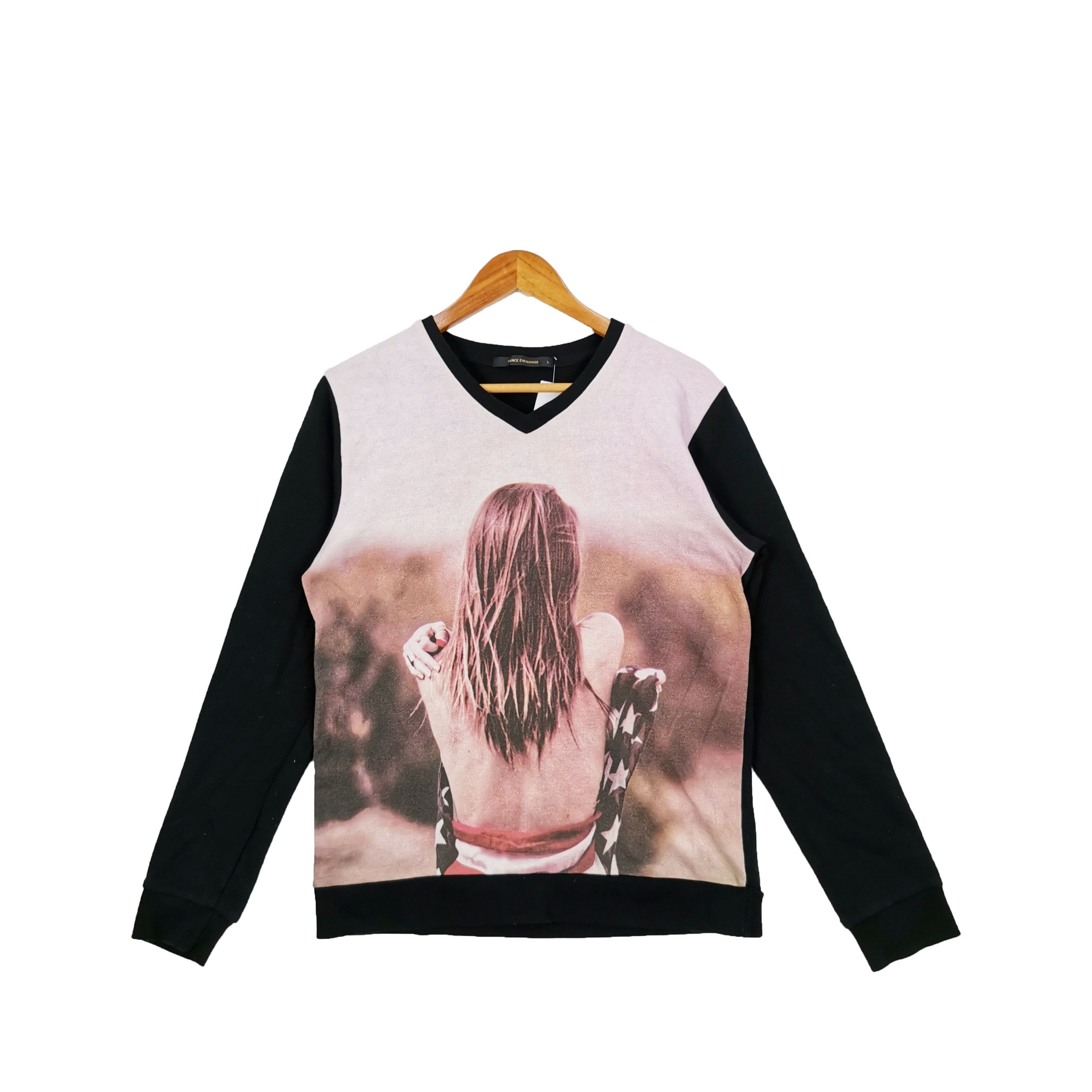 Japanese Brand × Vintage Japanese Brand Vence Exchange Sweater Nude Sweatshirt Size US M / EU 48-50 / 2 - 1 Thumbnail