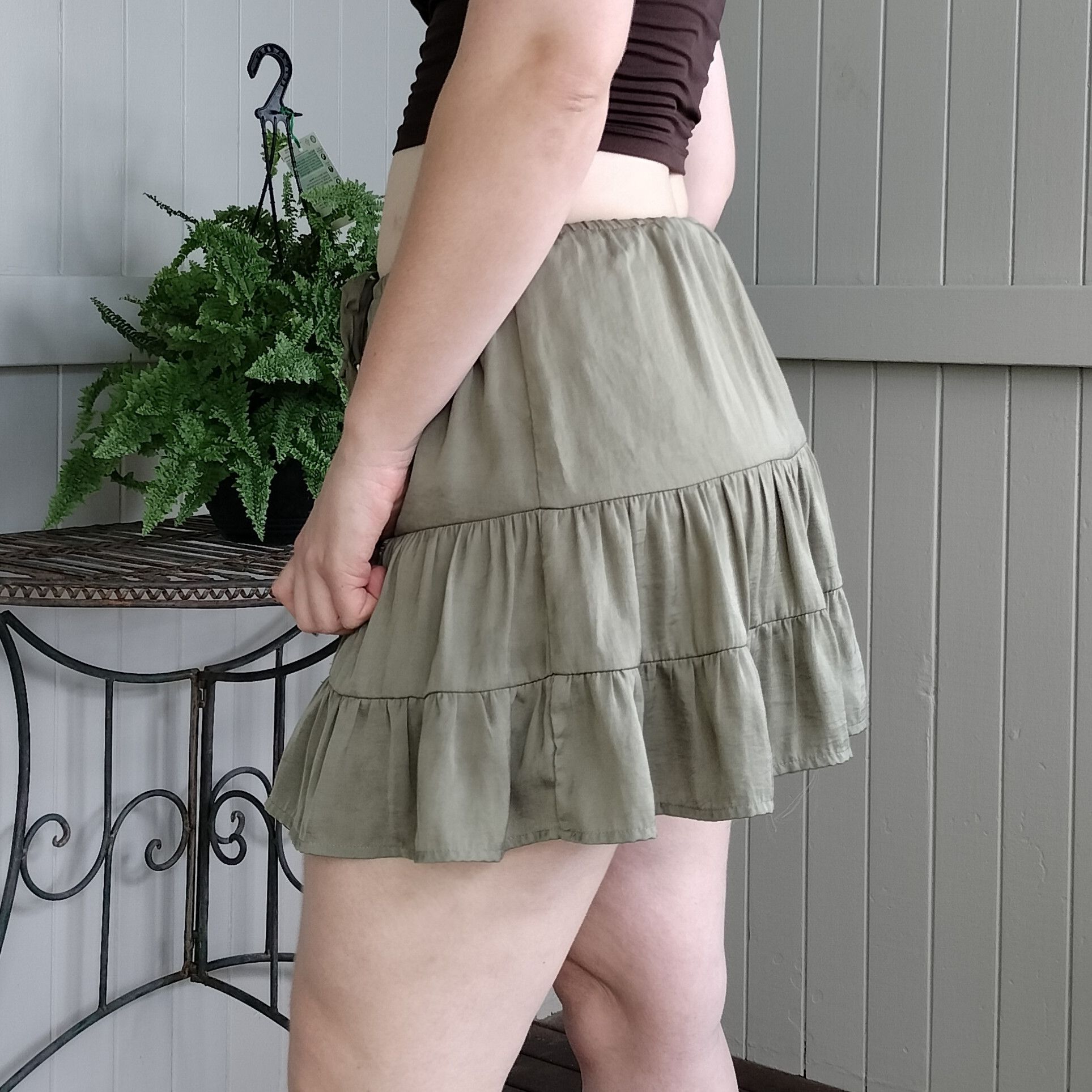 Other Glassons high waisted a line pleated mini skirt Size 28" / US 6 / IT 42 - 2 Thumbnail