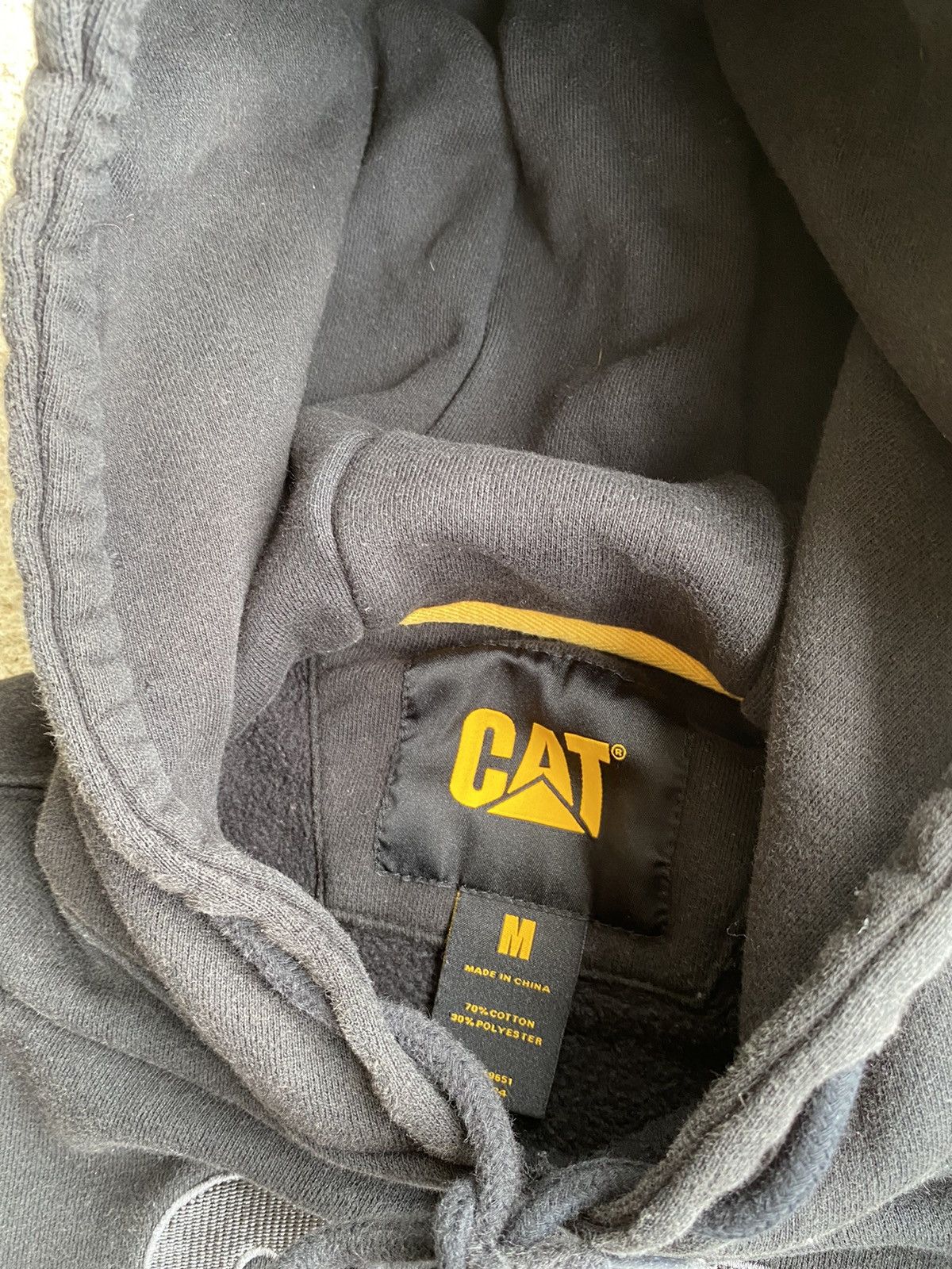 Caterpillar × Vintage Vintage CAT Faded Workwear Hoodie Size US M / EU 48-50 / 2 - 3 Thumbnail